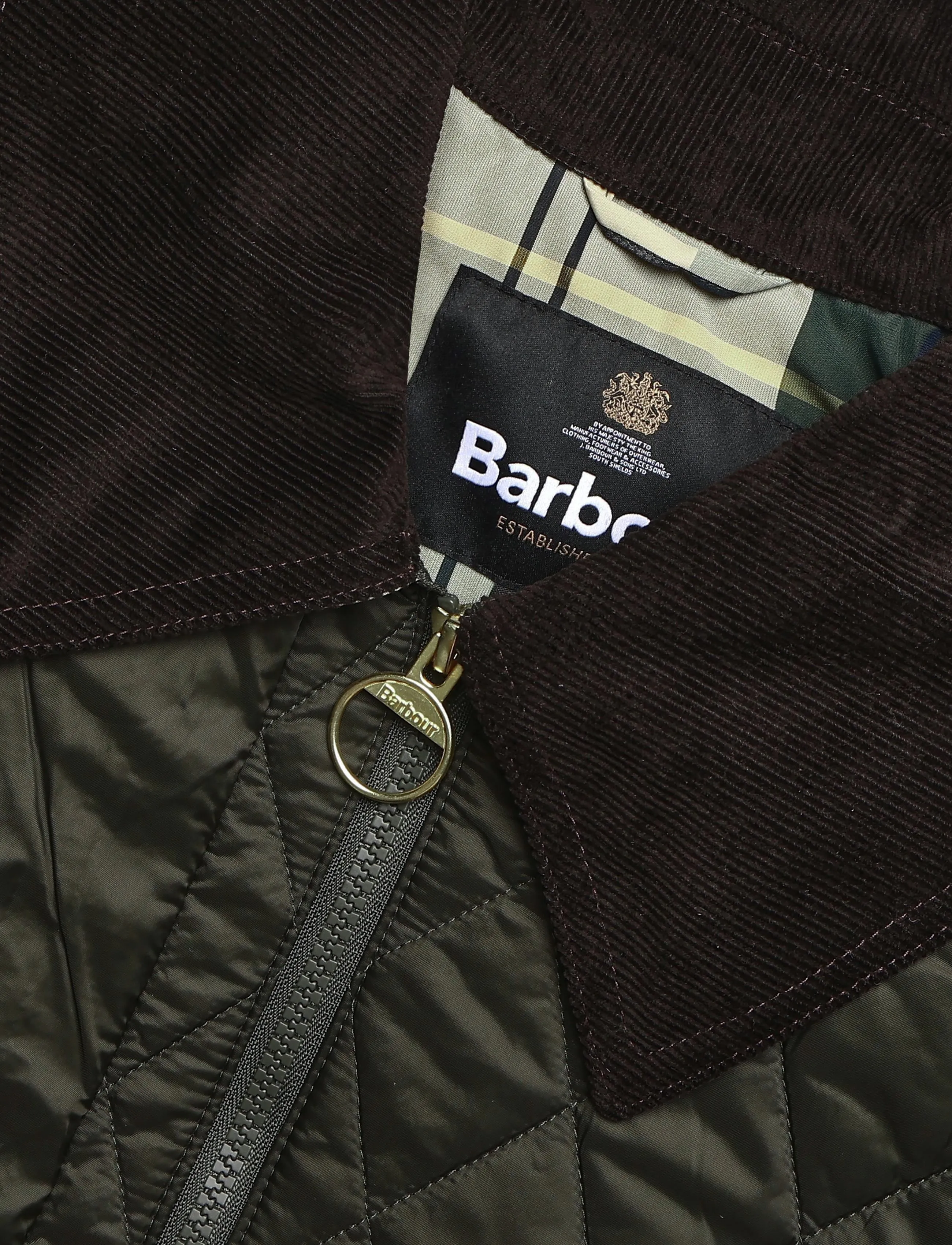 Barbour - Barbour Modern Beadnell Quilted Jacket - spring jackets - sage/ancient - 2