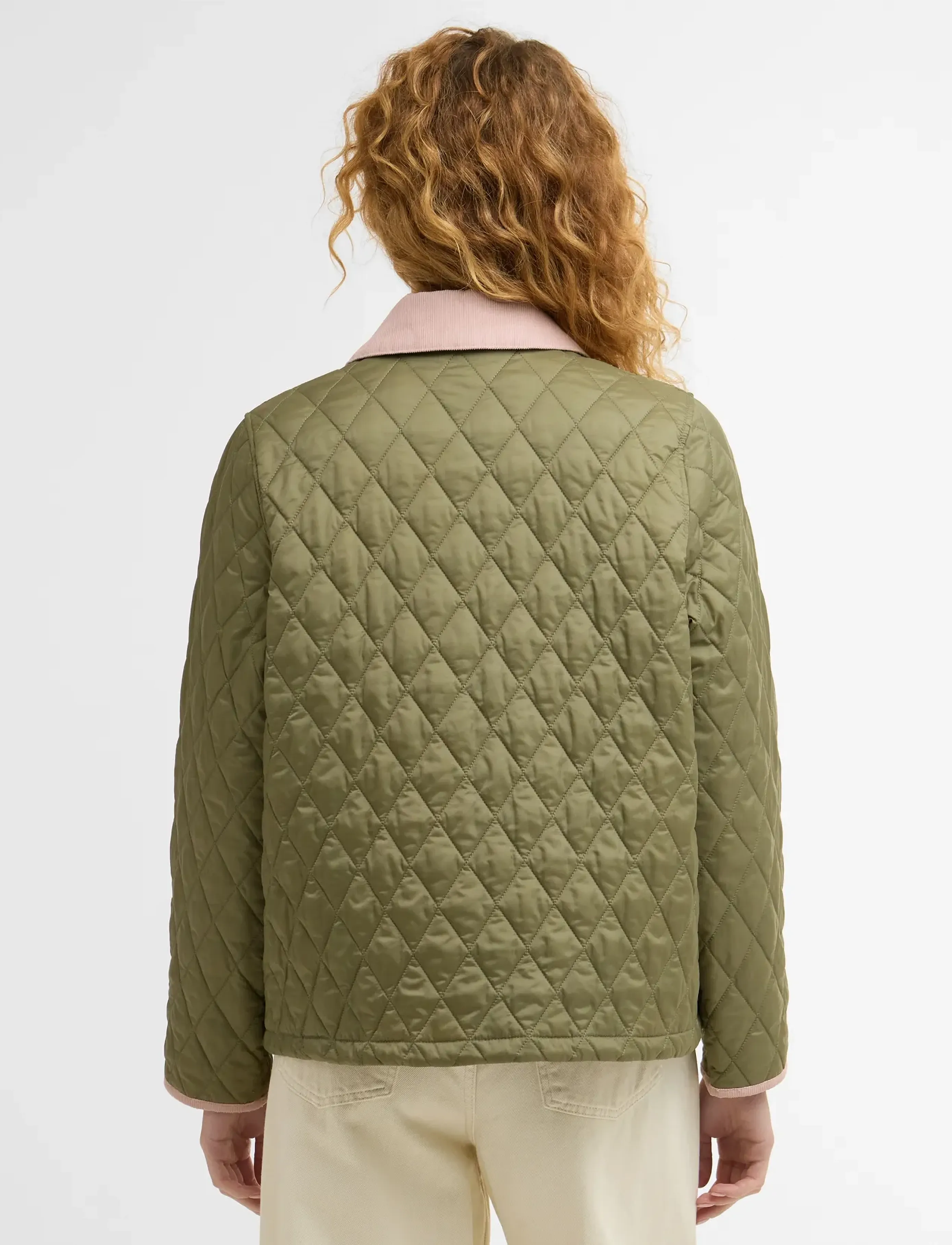 Barbour - Barbour Crop Liddesdal - spring jackets - bleached olive/ancient - 3
