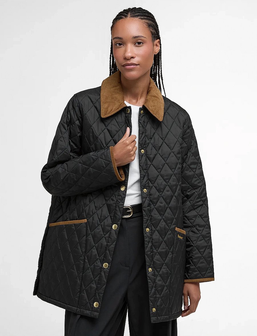 Barbour - Barbour Icons Modern Liddesdale Quilted Jacket - vestes de printemps - black - 0