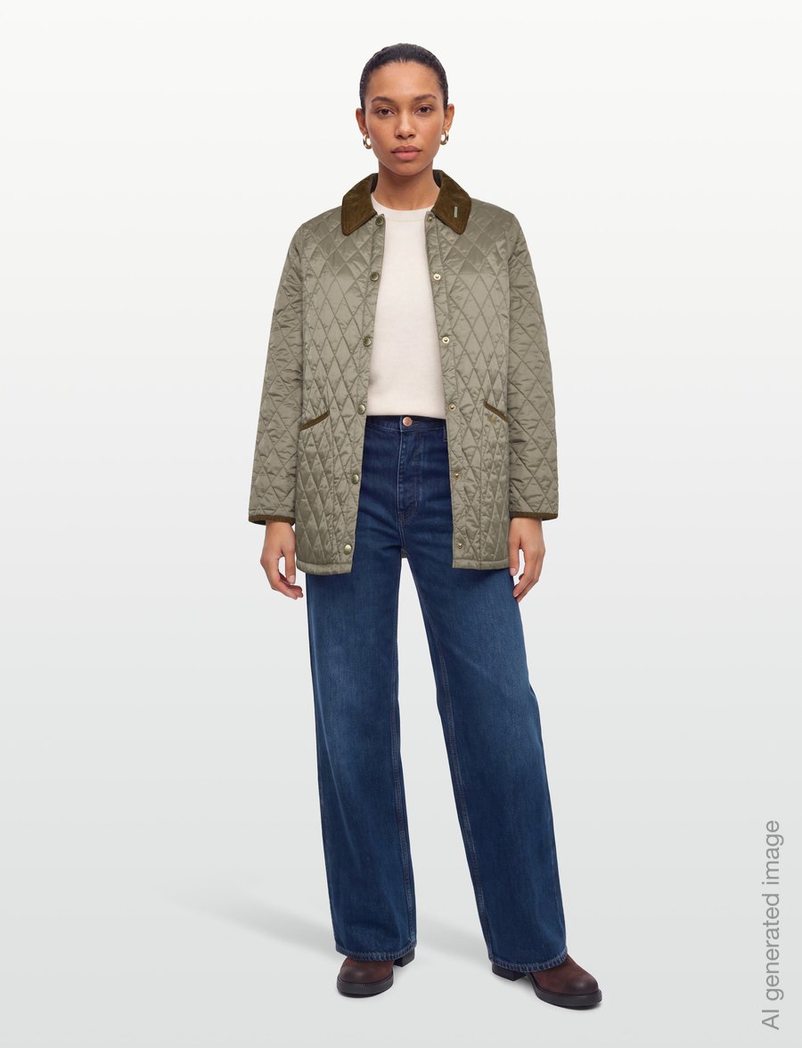 Barbour - Barbour Icons Modern Liddesdale Quilted Jacket - frühlingsjacken - light trench/ birchwood - 0