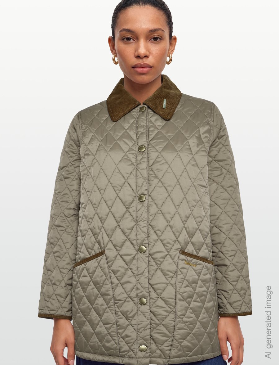 Barbour - Barbour Icons Modern Liddesdale Quilted Jacket - frühlingsjacken - light trench/ birchwood - 3