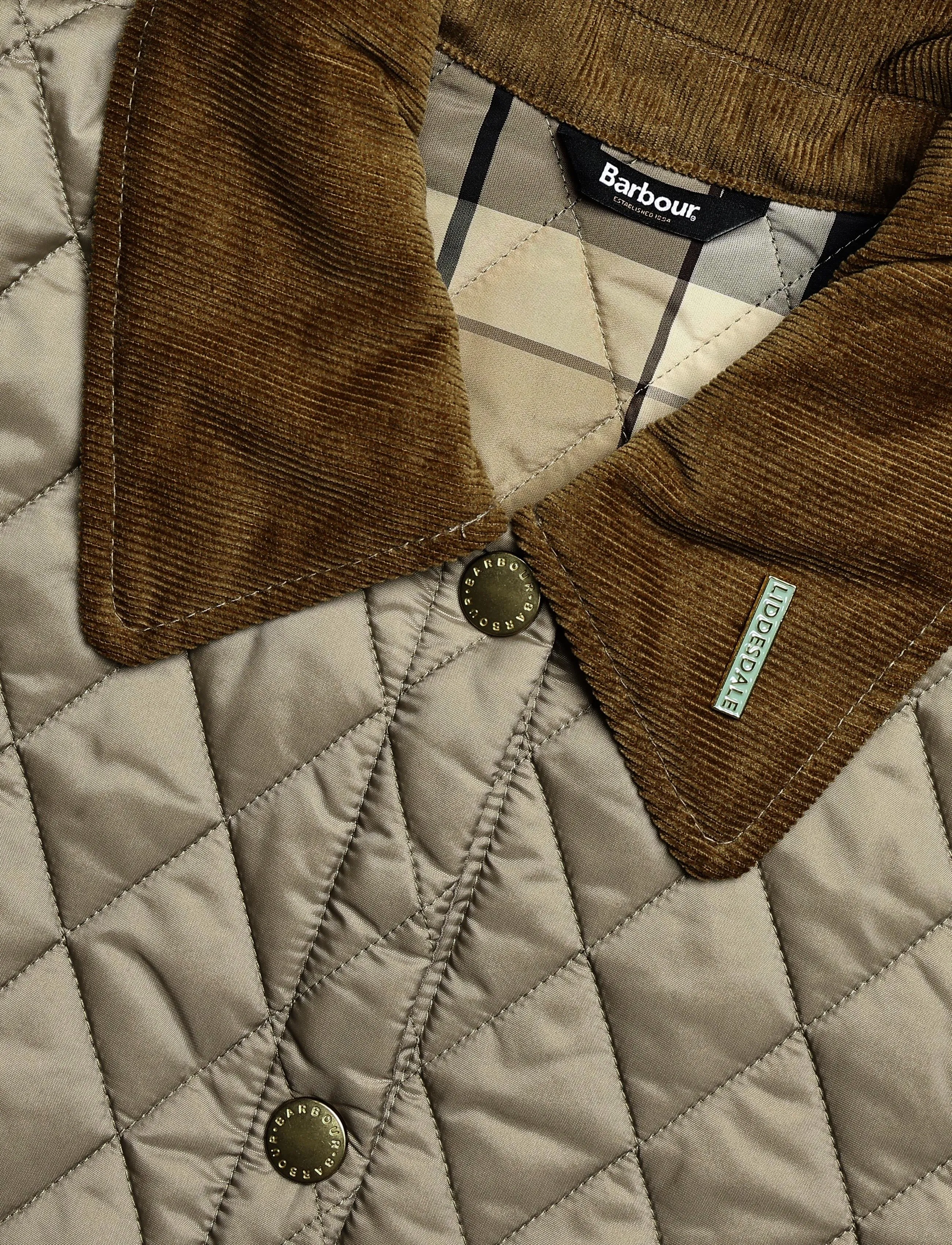 Barbour - Barbour Icons Modern Liddesdale Quilted Jacket - frühlingsjacken - light trench/ birchwood - 5