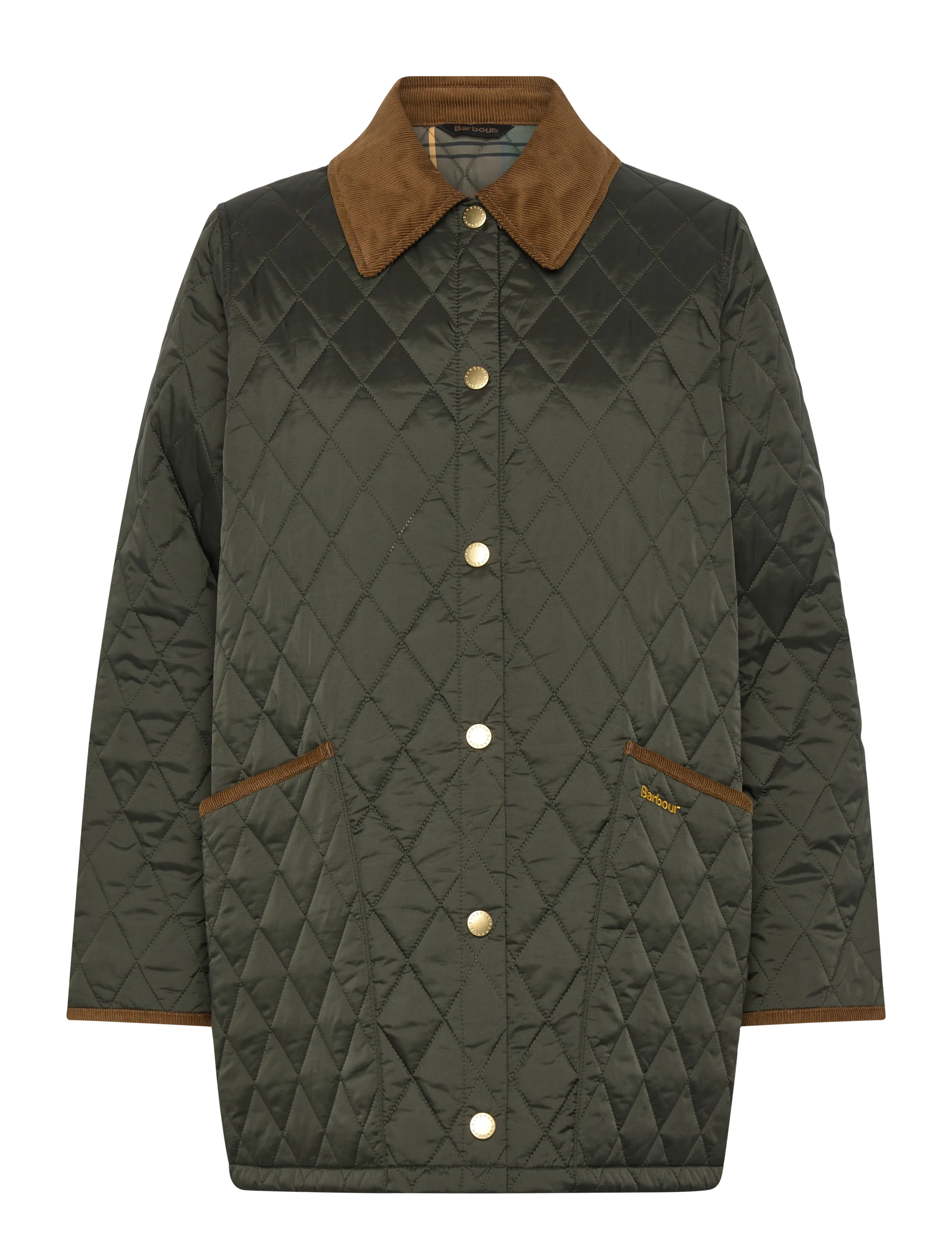 Barbour - Barbour Icons Modern Liddesdale Quilted Jacket - vestes de printemps - olive - 0