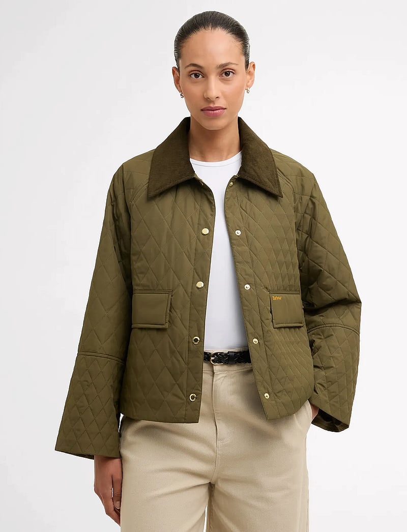 Barbour - Barbour Kirby Quilt - utility-jacken - ivy green/ancient tartan - 0
