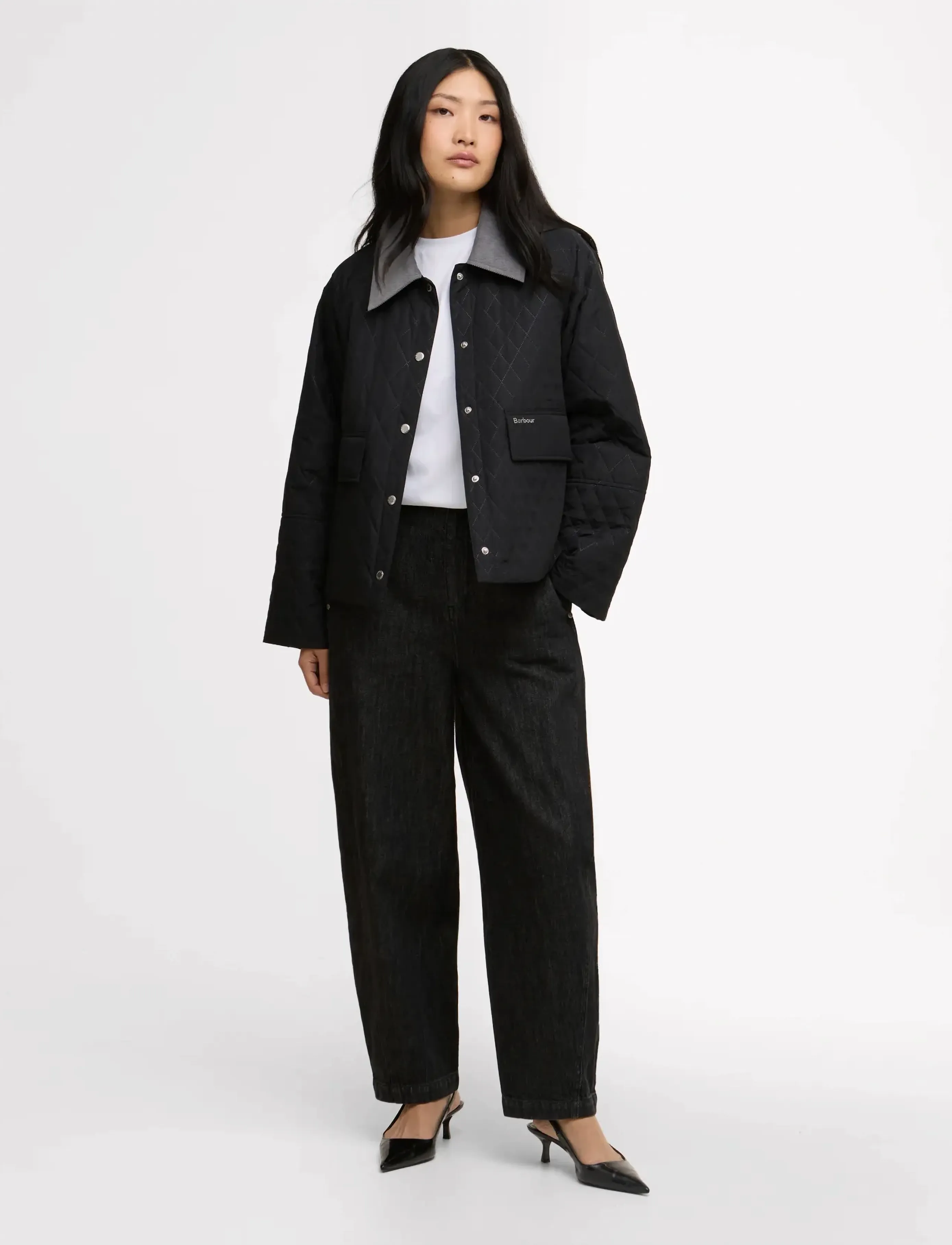 Barbour - Barbour Kirby Quilt - utility-jakker - black/dress - 2