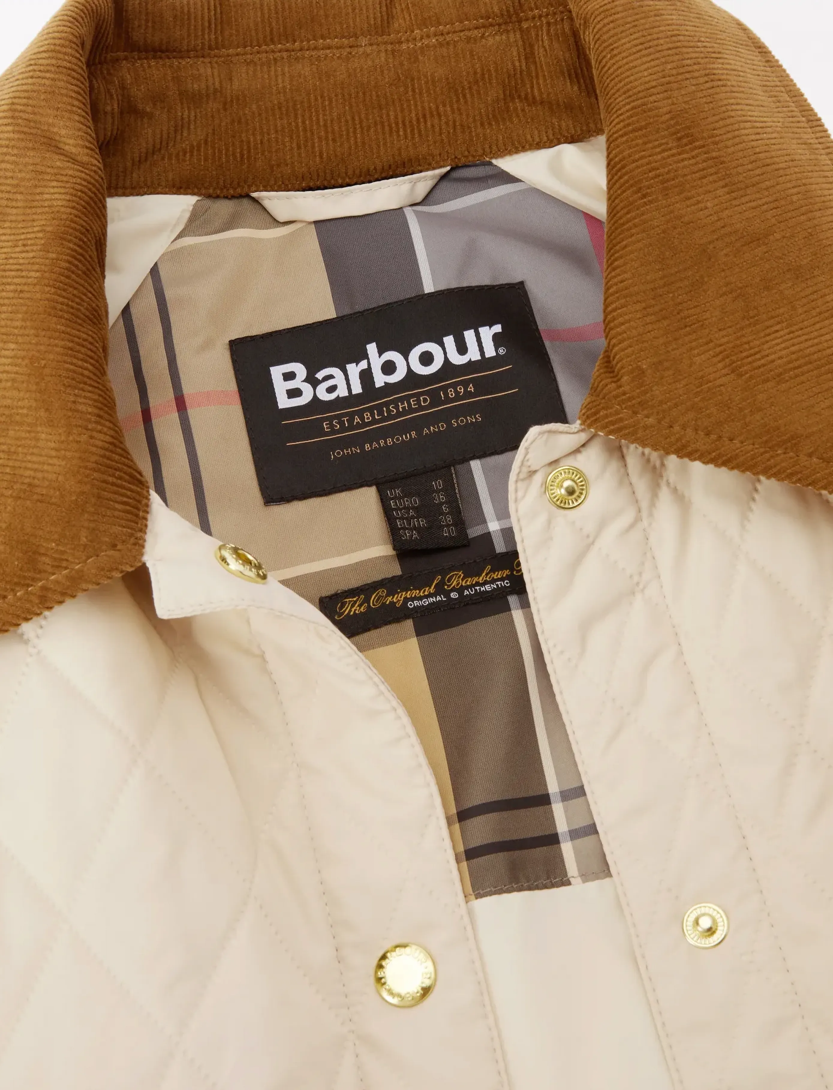 Barbour - Barbour Kirby Quilt - utility-jakker - jasmine/dress - 4