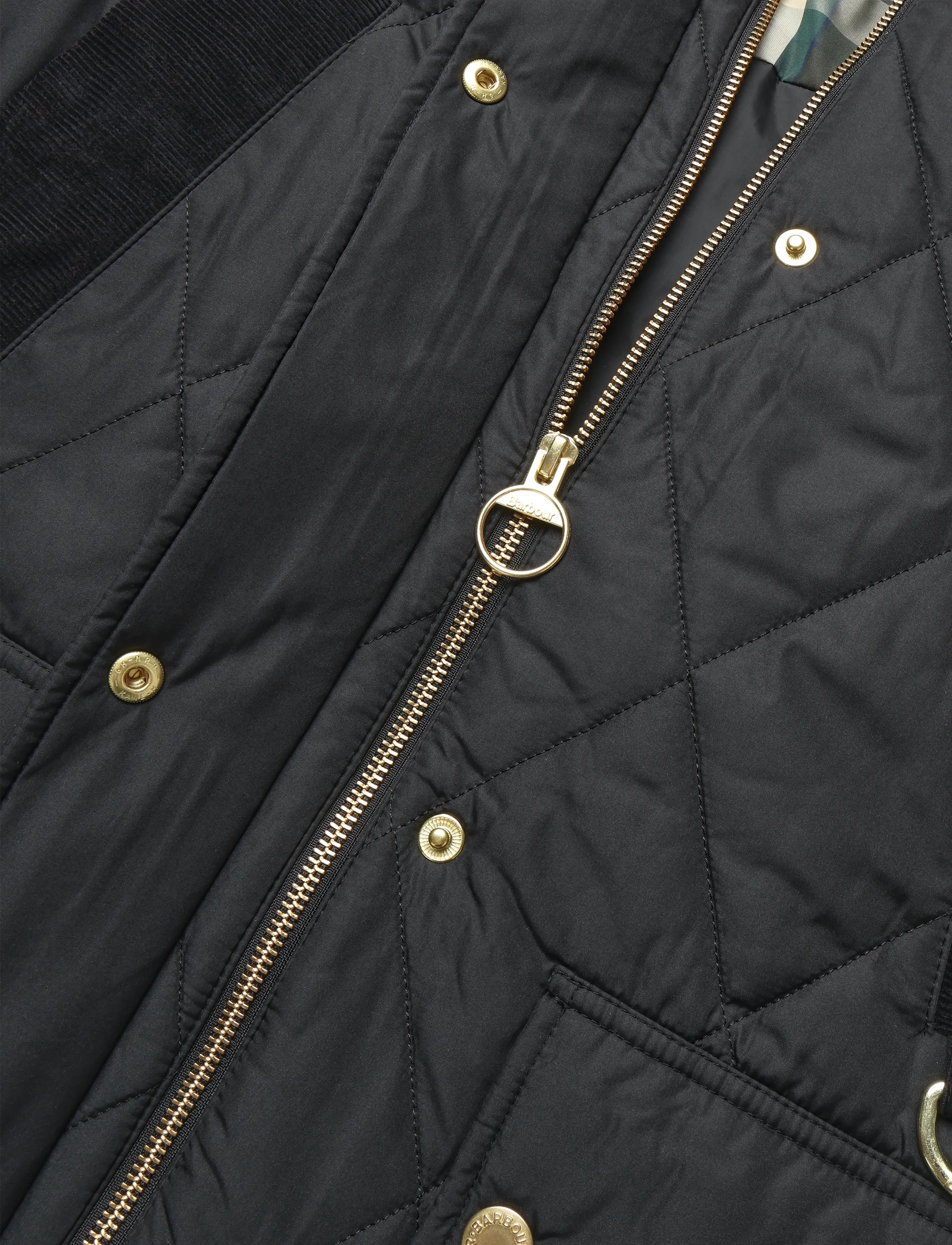 Barbour - Barbour Rudson Quilted Jacket - black/ancient - 3