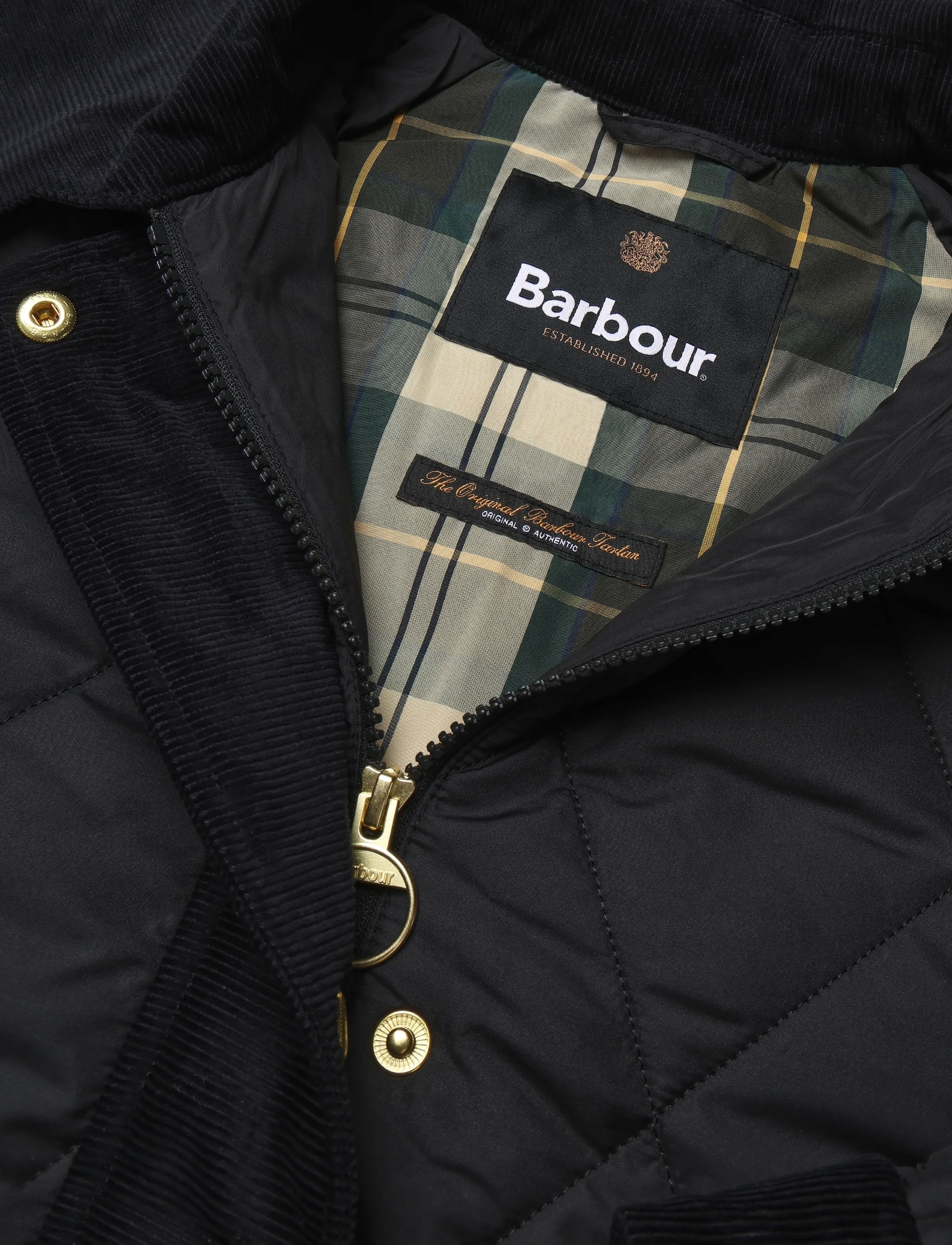 Barbour - Barbour Kilnwick Quilted Jacket - vårjackor - black/ancient - 5