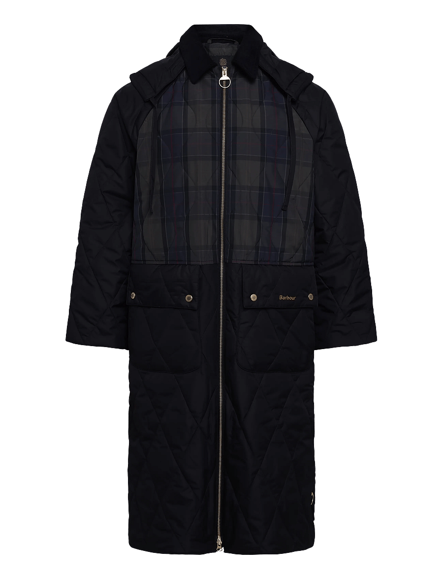 Barbour - Barbour Osbourne Checked Quilted Jacket - winterjacken - black/shadow classic/mixed tartan - 0