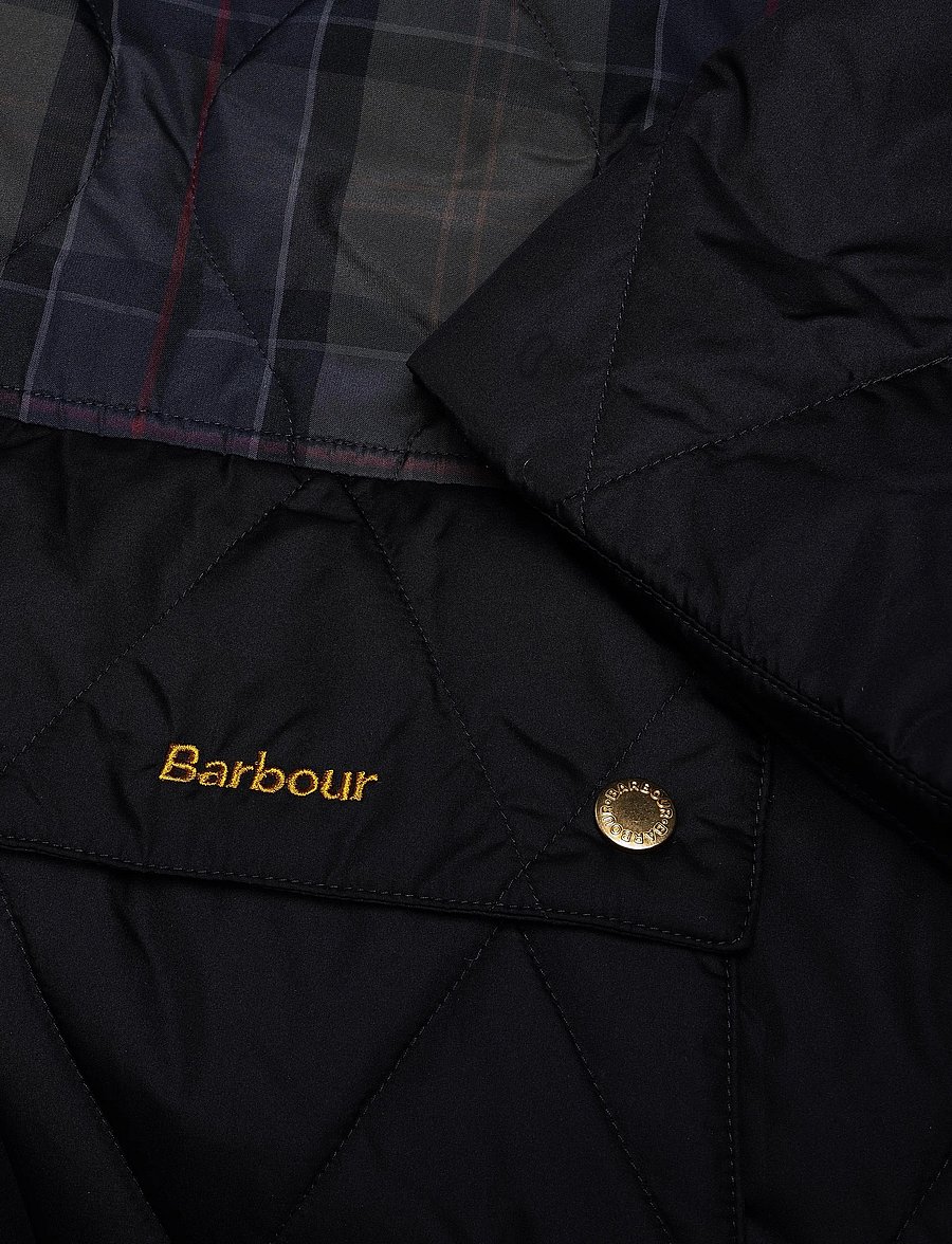 Barbour - Barbour Osbourne Checked Quilted Jacket - winterjacken - black/shadow classic/mixed tartan - 3