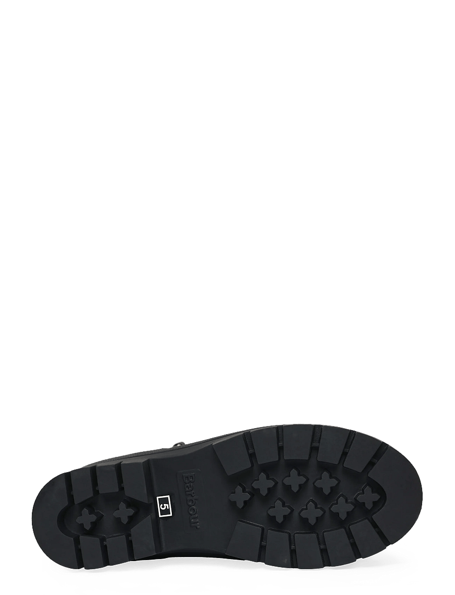Barbour - Barbour Leighton Tartan Tall Welly - knähöga stövlar - black - 4