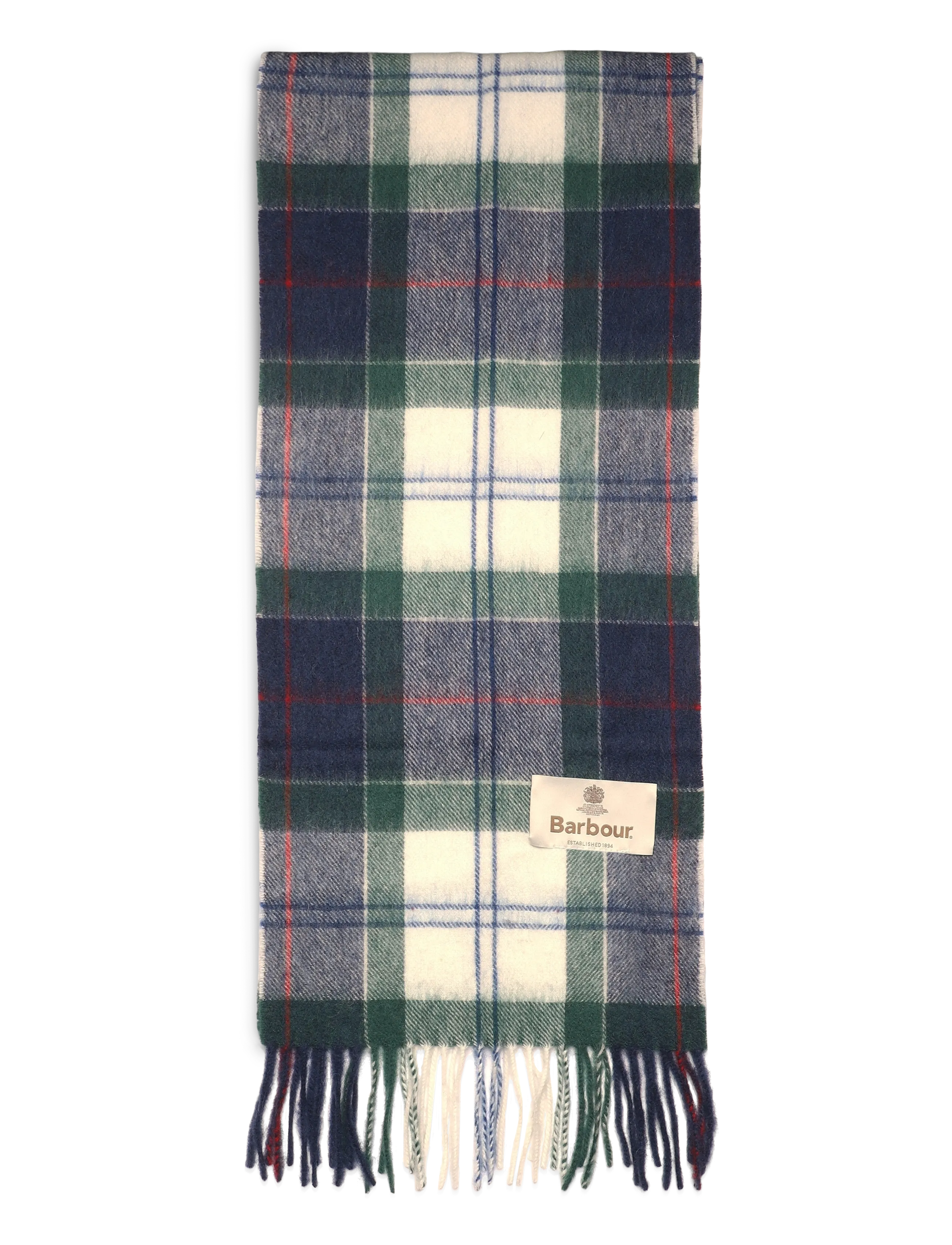 Barbour - Barbour Tartan Scarf - talvesallid - lt evergreen tartan - 1