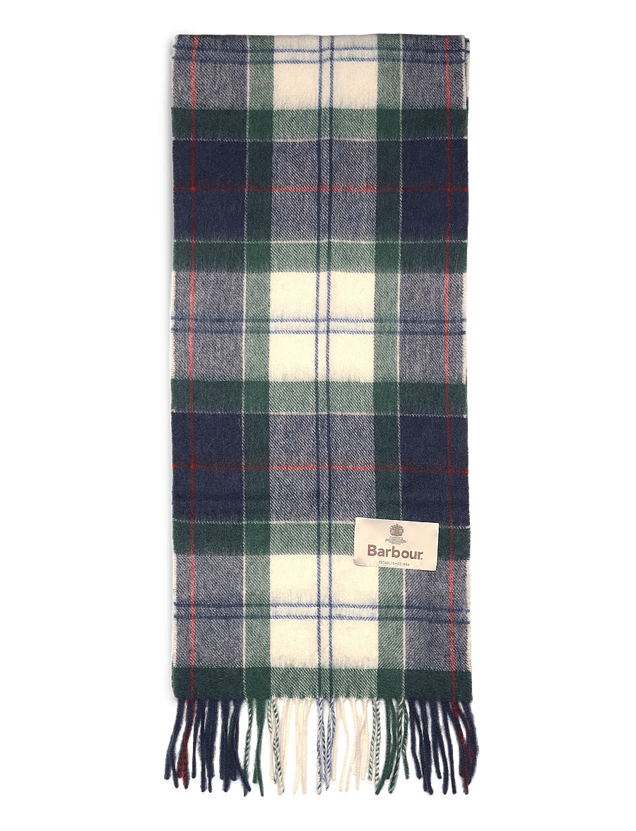 Barbour - Barbour Tartan Scarf - talvesallid - lt evergreen tartan - 1