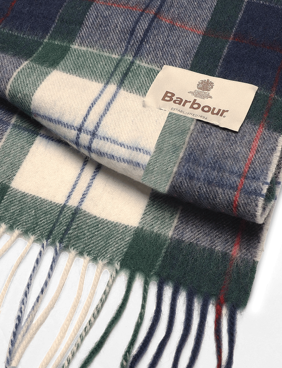 Barbour - Barbour Tartan Scarf - talvesallid - lt evergreen tartan - 2