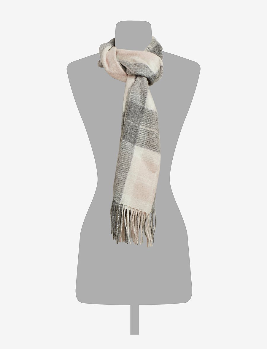 Barbour - Barbour Tartan Scarf - halsdukar - pink/grey tarta - 1