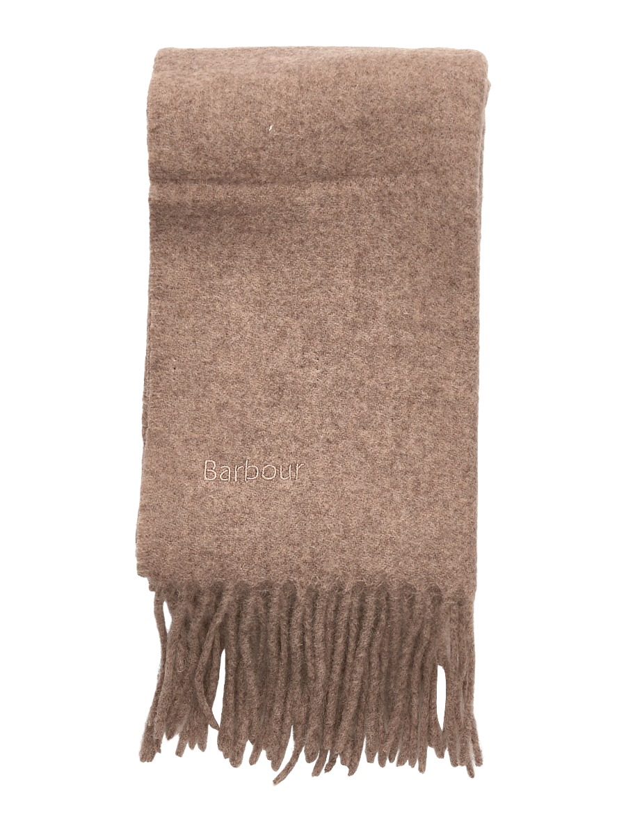 Barbour - Barbour Lambswool Woven Scarf - wintersjalen - beige - 1
