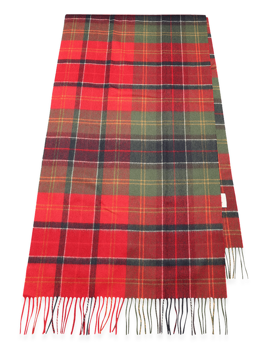 Barbour - Barbour Serena Tartan Scarf - halsdukar - cardinal/classic tartan - 0