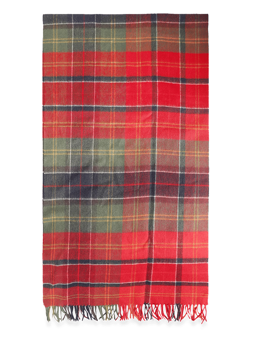 Barbour - Barbour Serena Tartan Scarf - halsdukar - cardinal/classic tartan - 1