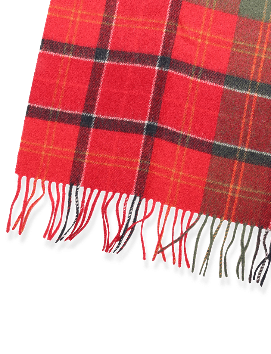 Barbour - Barbour Serena Tartan Scarf - halsdukar - cardinal/classic tartan - 2