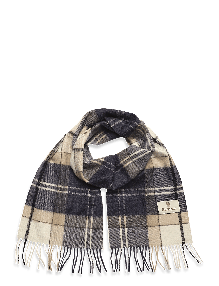 Barbour - Babrour Tartan Cashmere Scarf - kashmir - lt birchwood dress tartan - 0
