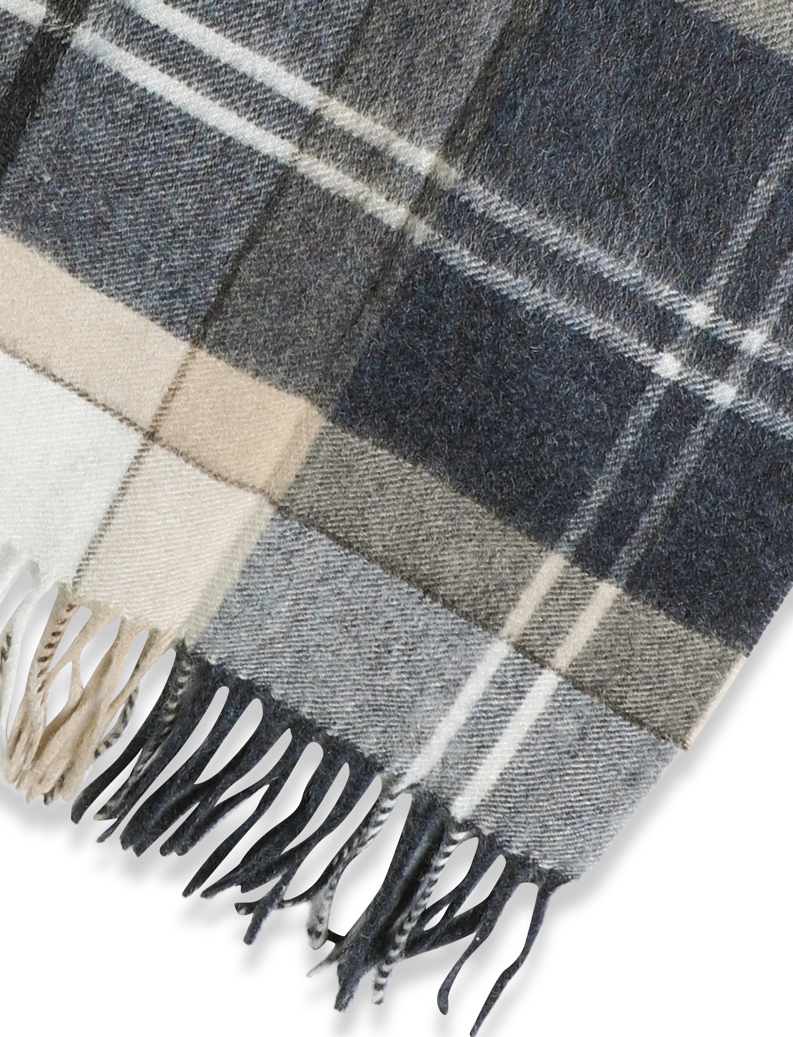 Barbour - Babrour Tartan Cashmere Scarf - kashmir - lt birchwood dress tartan - 2