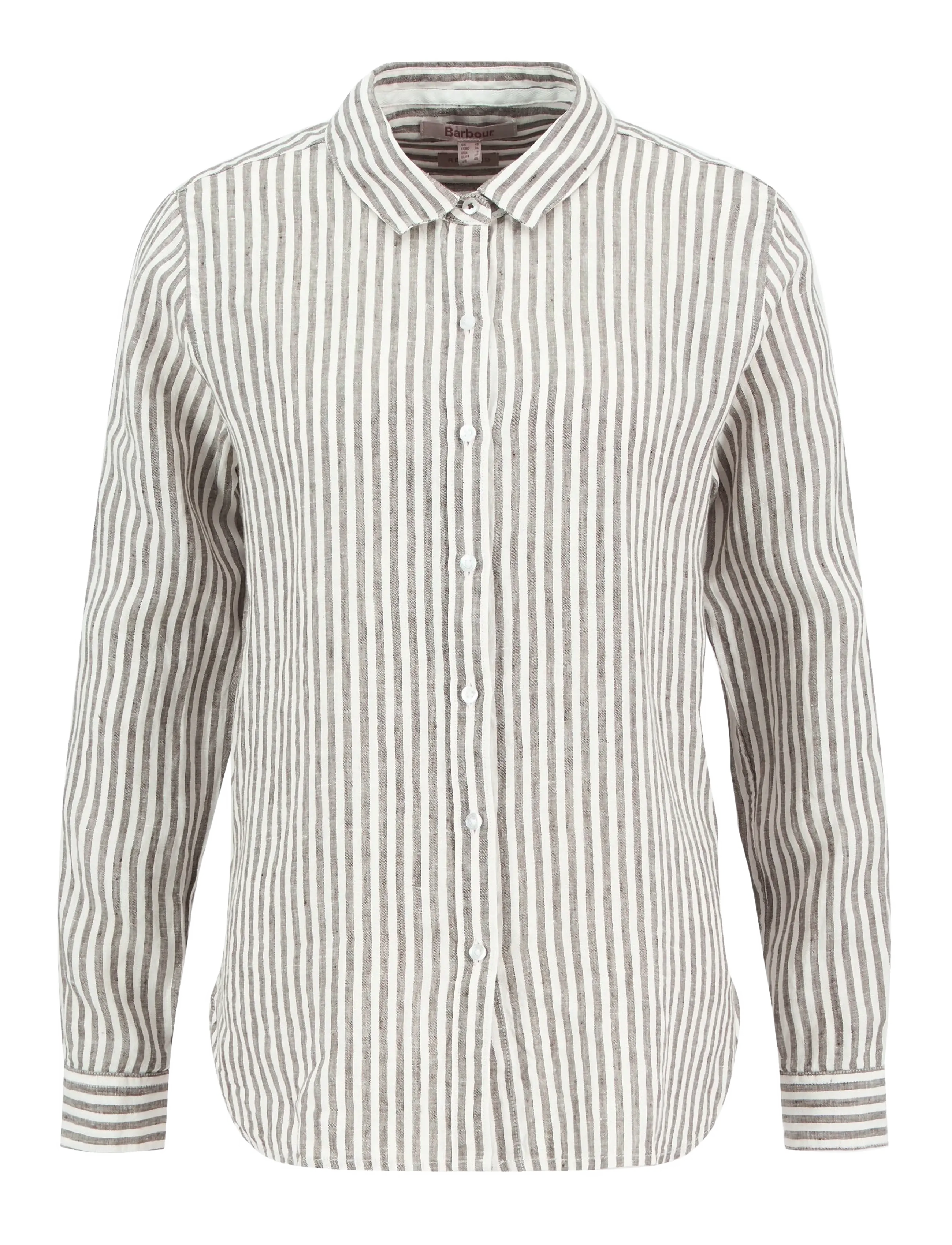 Barbour Barbour Marine Shirt - Hemden - DUSKY KHAKI STRIPE / cream