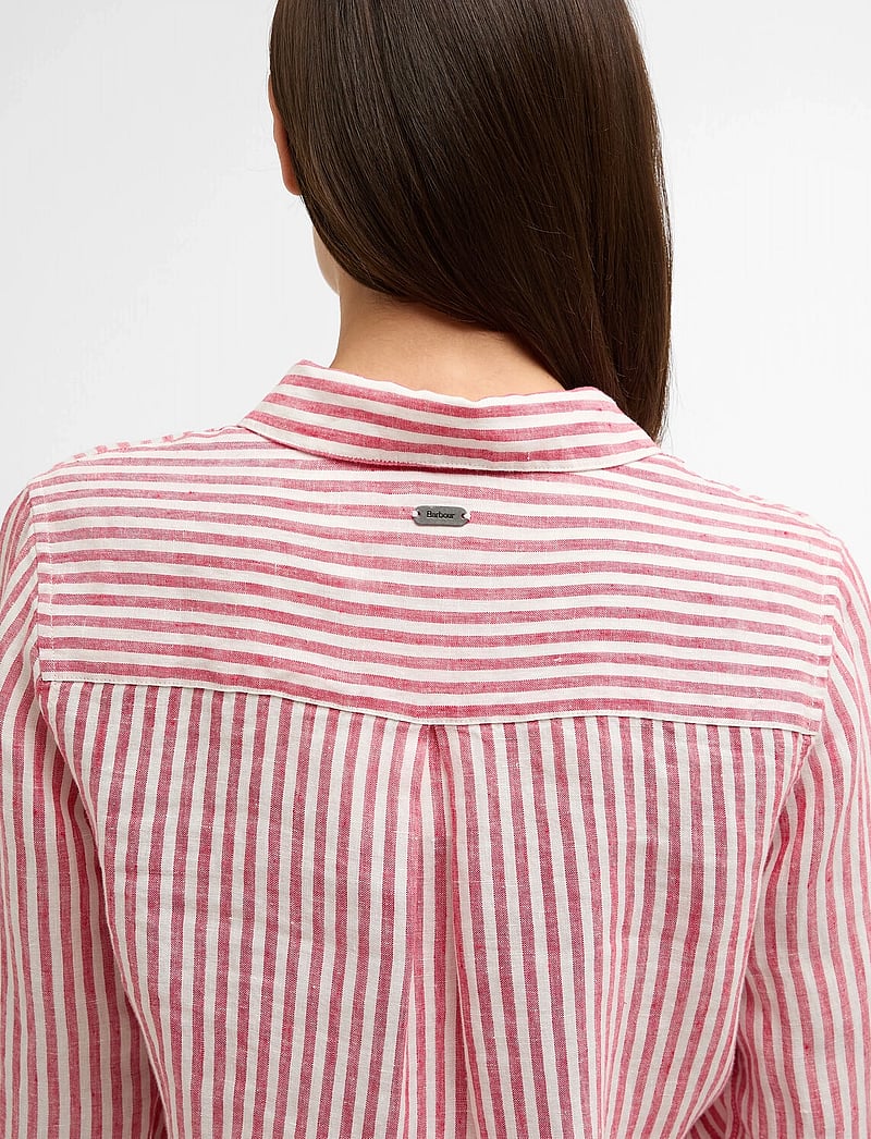 Barbour - Barbour Marine Shirt - hørskjorter - poppy red stripe - 4