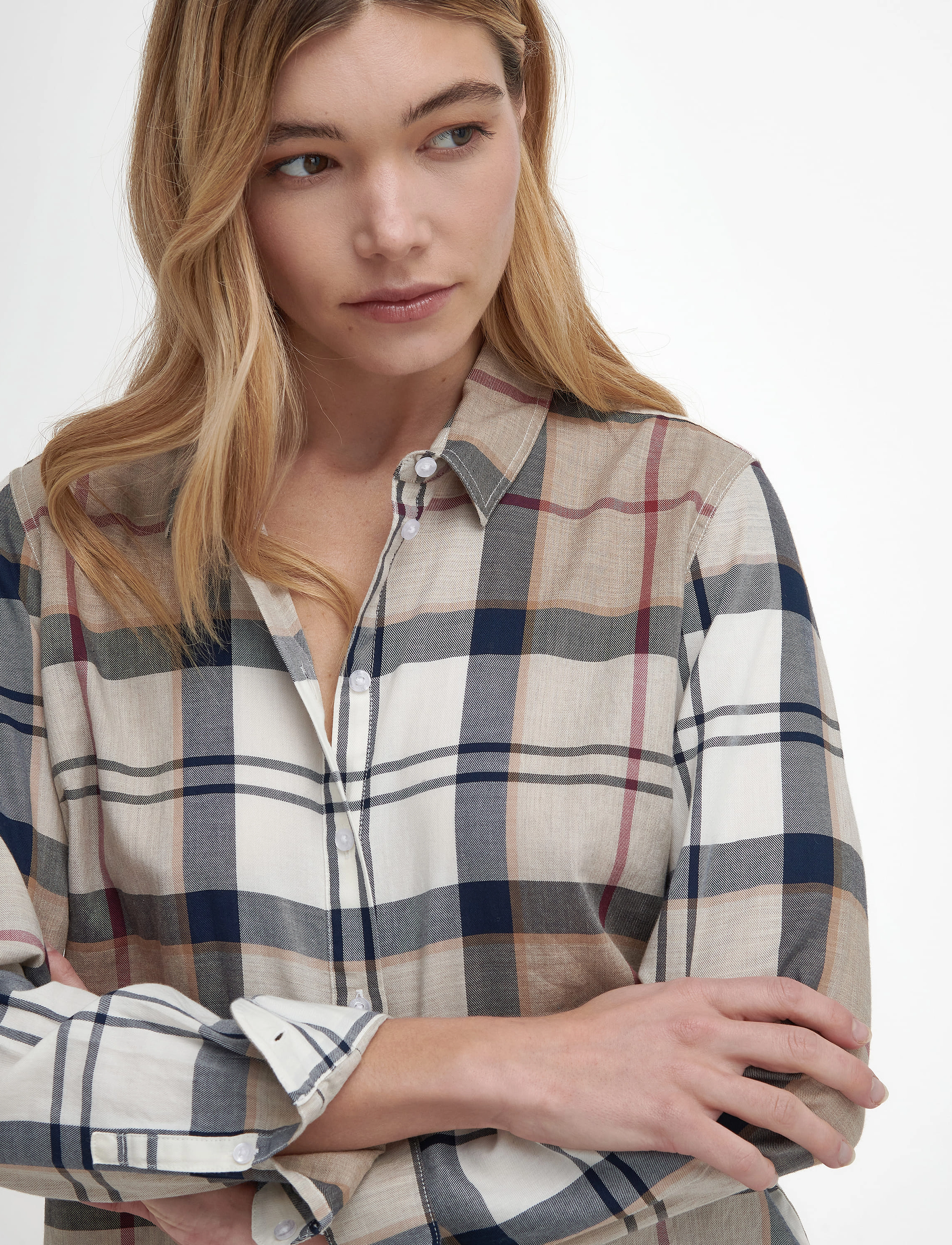 Barbour - Barbour Bredon Check - overhemden met lange mouwen - hessian tartan - 4