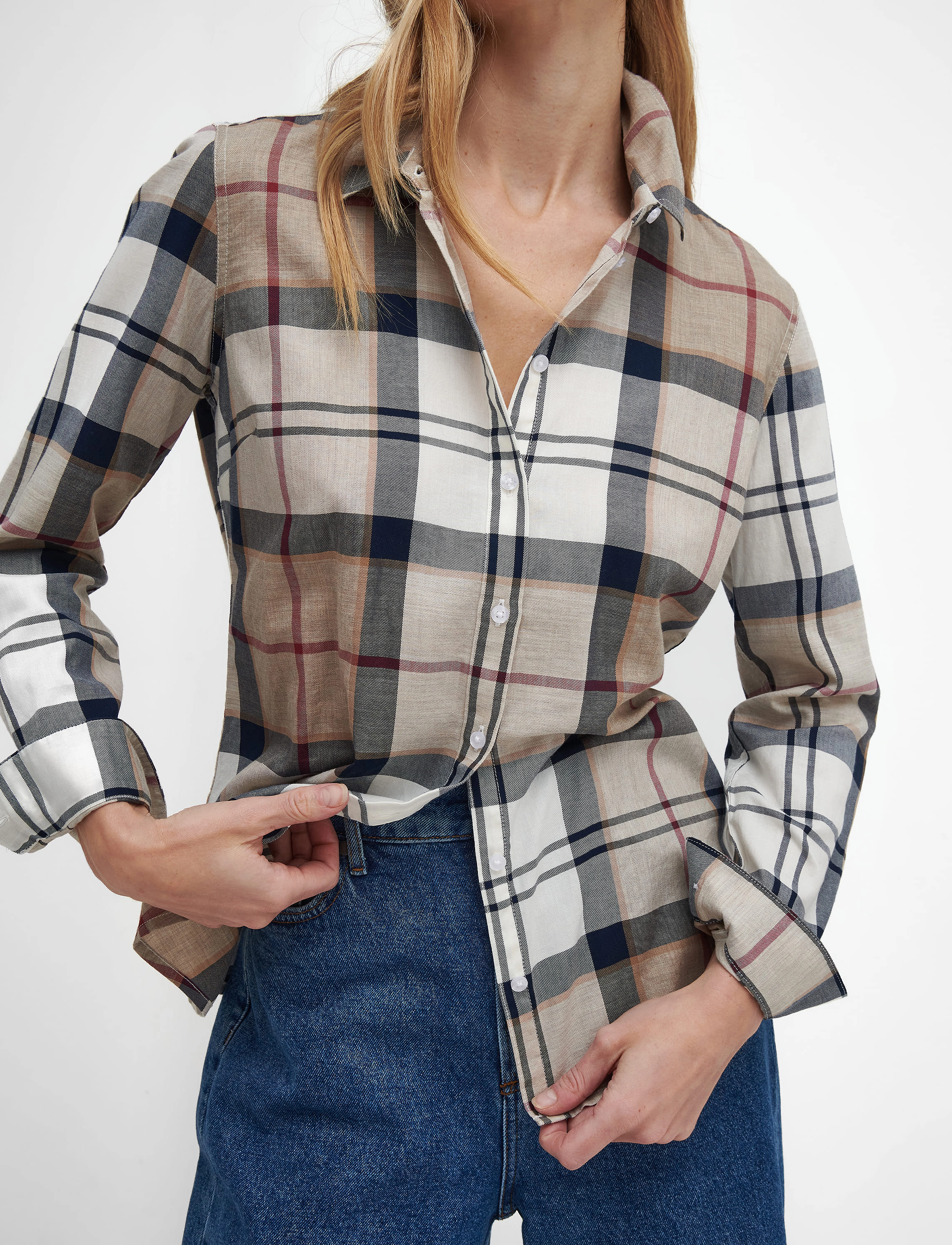 Barbour - Barbour Bredon Check - overhemden met lange mouwen - hessian tartan - 5