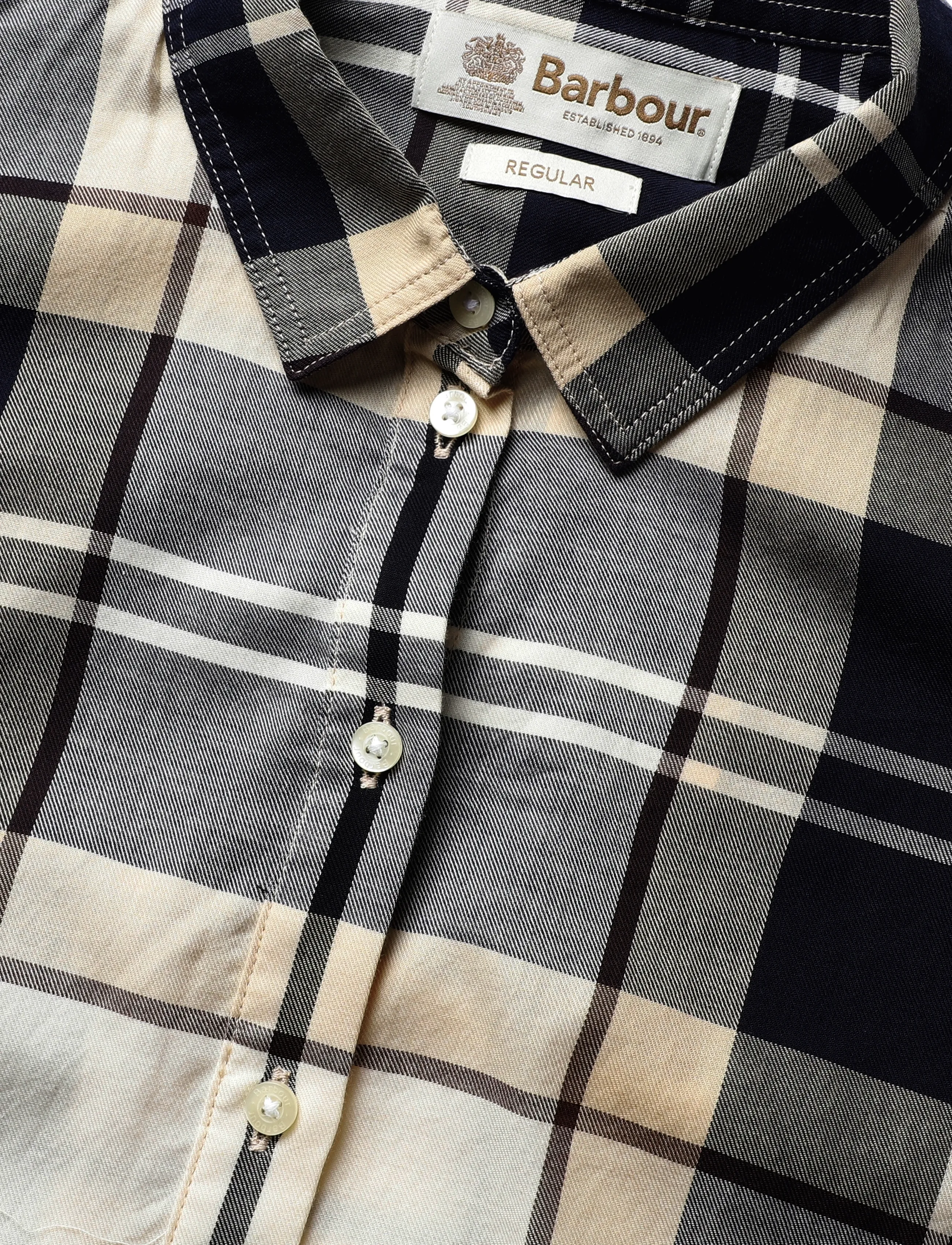 Barbour - Barbour Bredon Check Shirt - long-sleeved shirts - lt birchwood tartan - 2