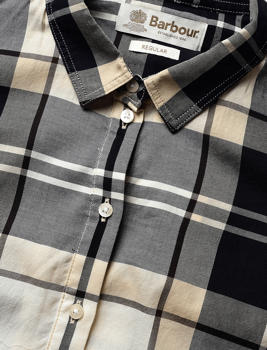Barbour - Barbour Bredon Check Shirt - long-sleeved shirts - lt birchwood tartan - 2