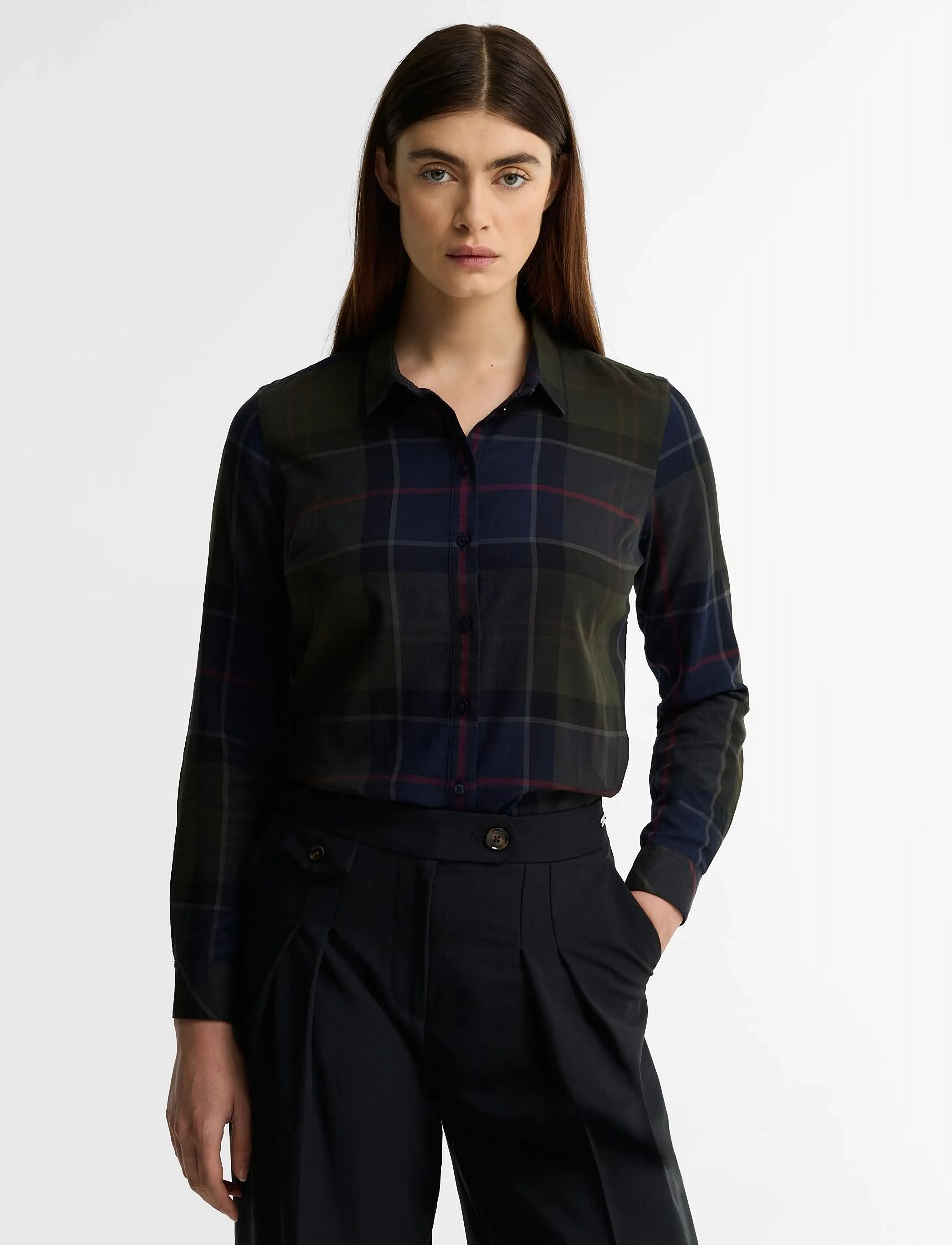 Barbour Barbour Bredon Check Shirt - Särgid - SHADOW CLASSIC TARTAN / khaki/green