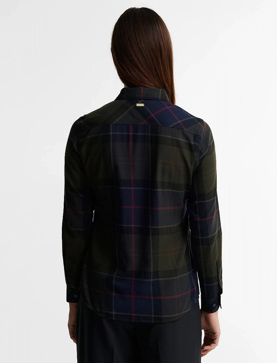 Barbour - Barbour Bredon Check Shirt - langärmlige hemden - shadow classic tartan - 4