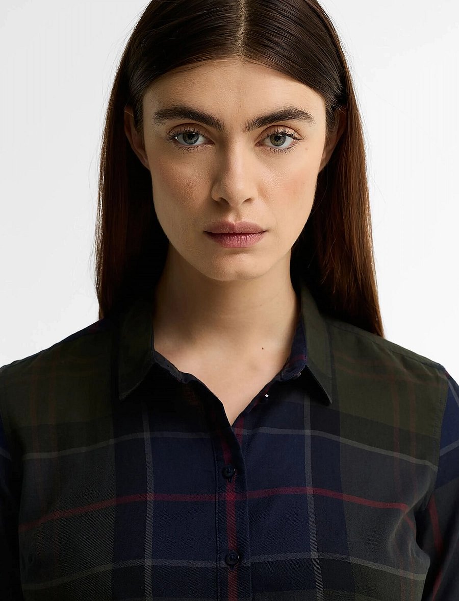 Barbour - Barbour Bredon Check Shirt - langärmlige hemden - shadow classic tartan - 5