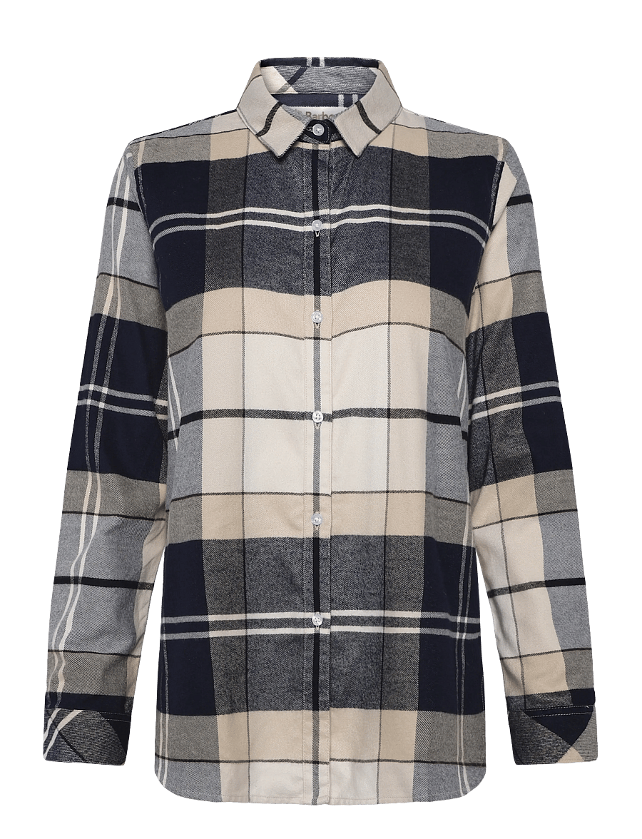 Barbour - Barbour Anna Shirt - long-sleeved shirts - birchwood tartan - 1