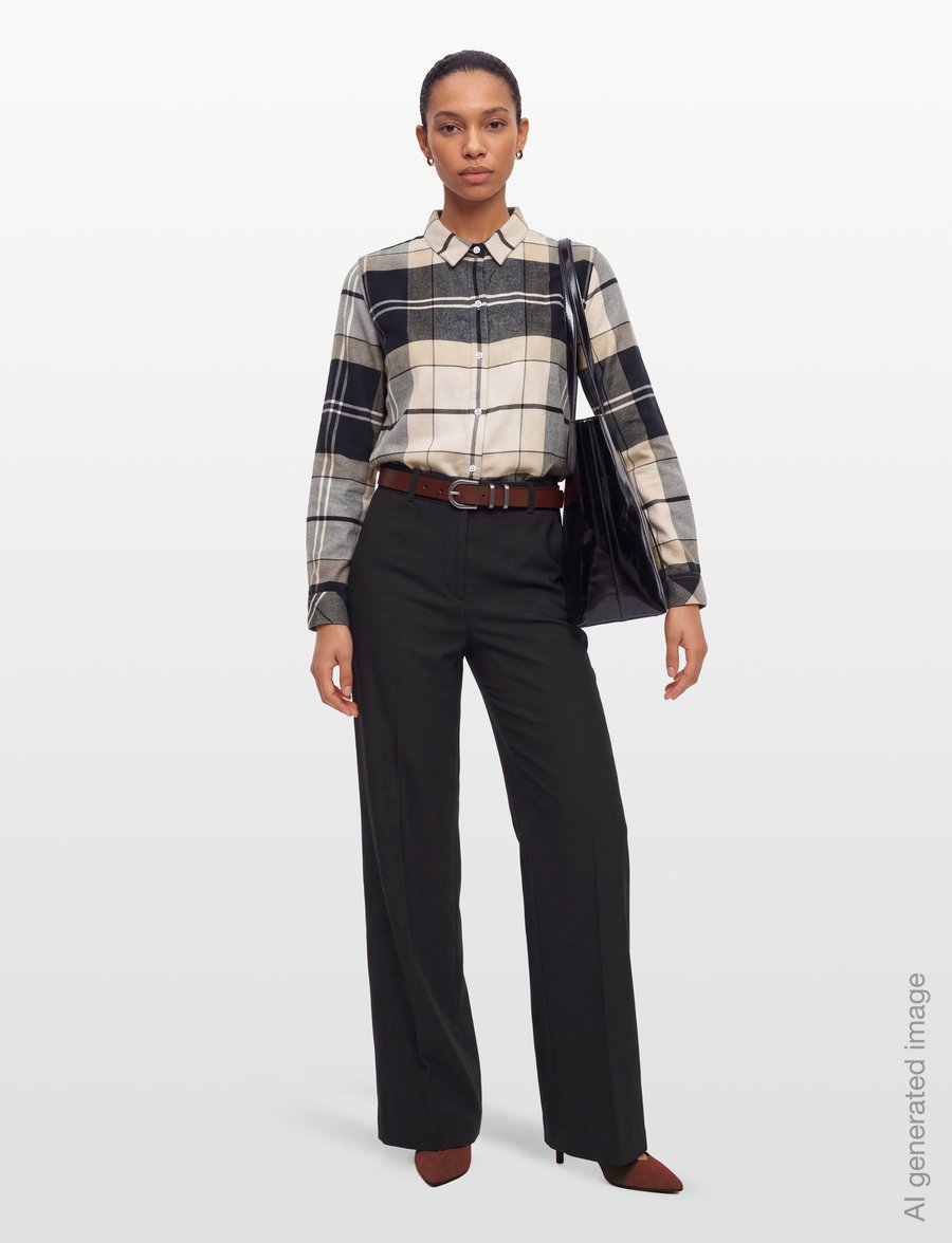 Barbour - Barbour Anna Shirt - long-sleeved shirts - birchwood tartan - 0