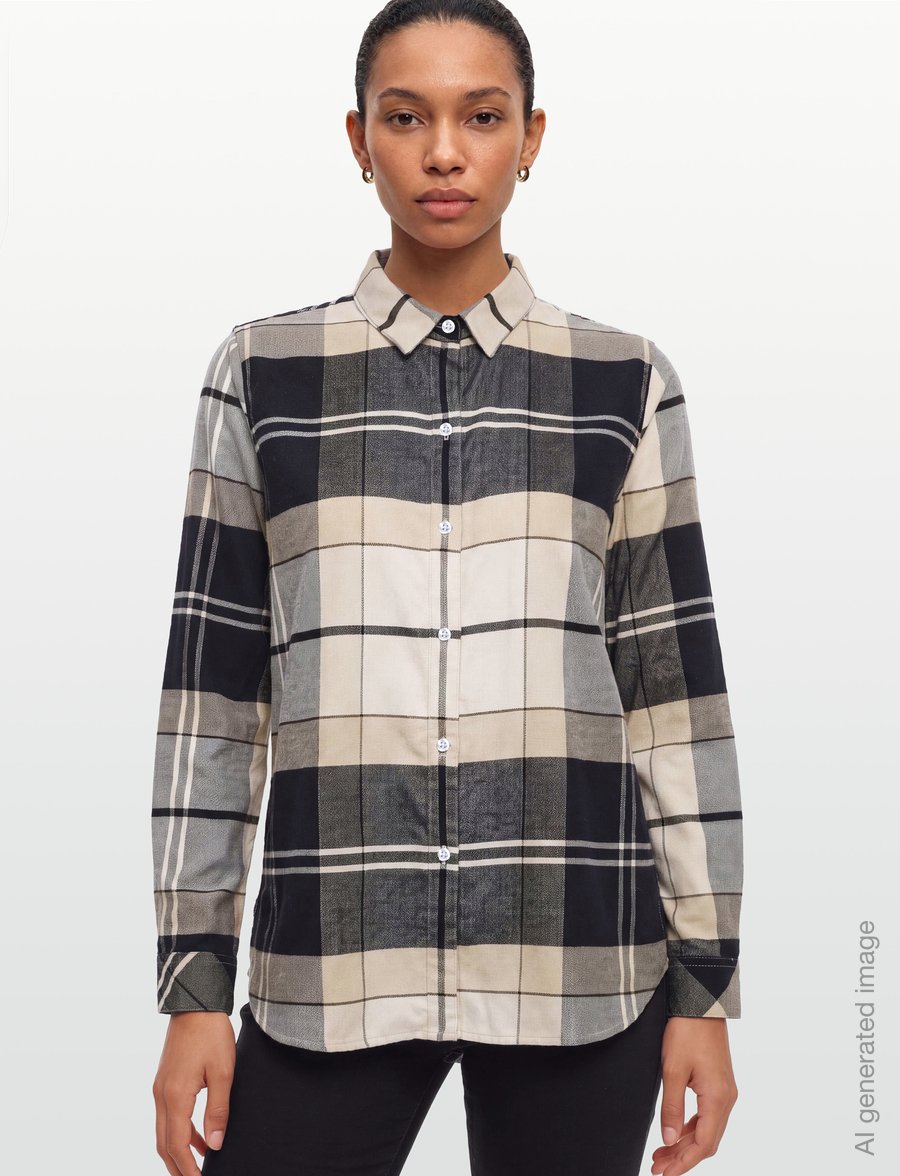 Barbour - Barbour Anna Shirt - long-sleeved shirts - birchwood tartan - 3