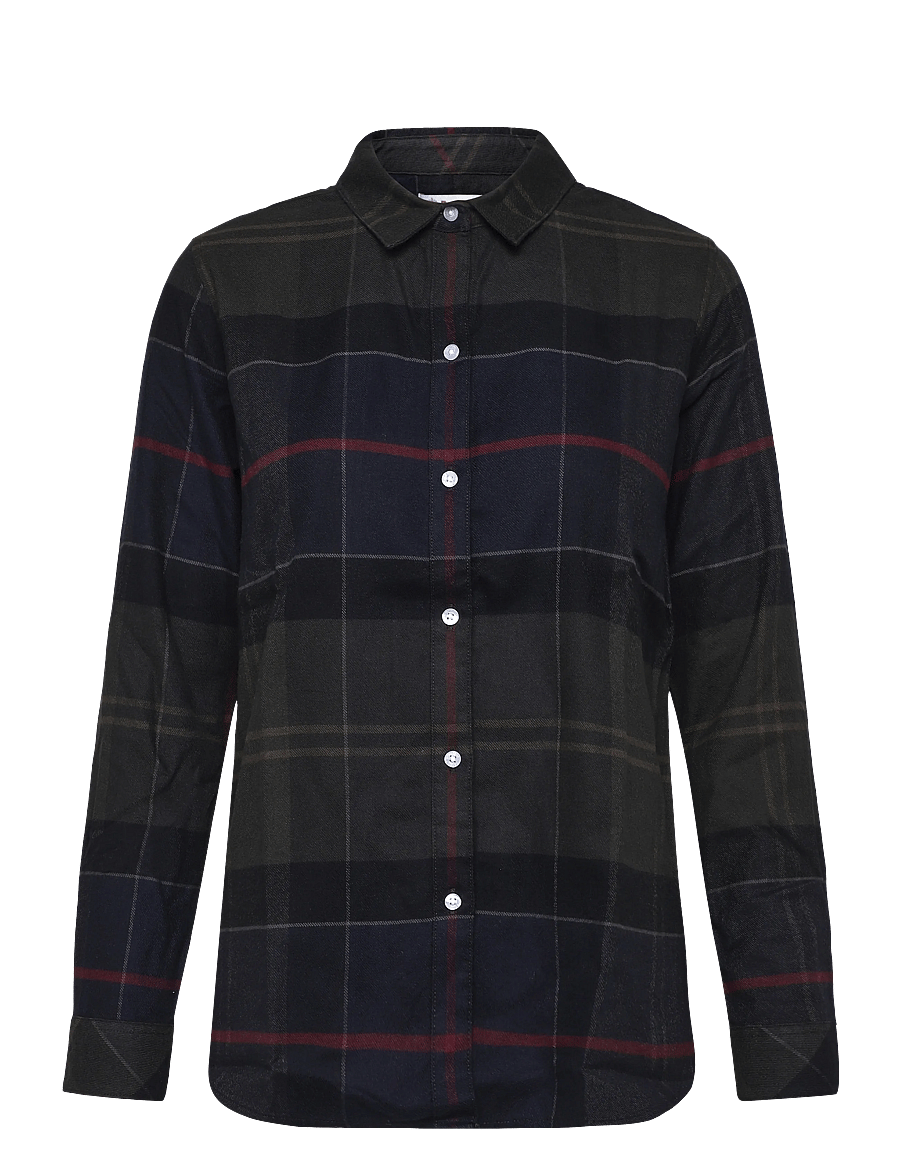 Barbour - Barbour Anna Shirt - langärmlige hemden - shadow tartan - 0
