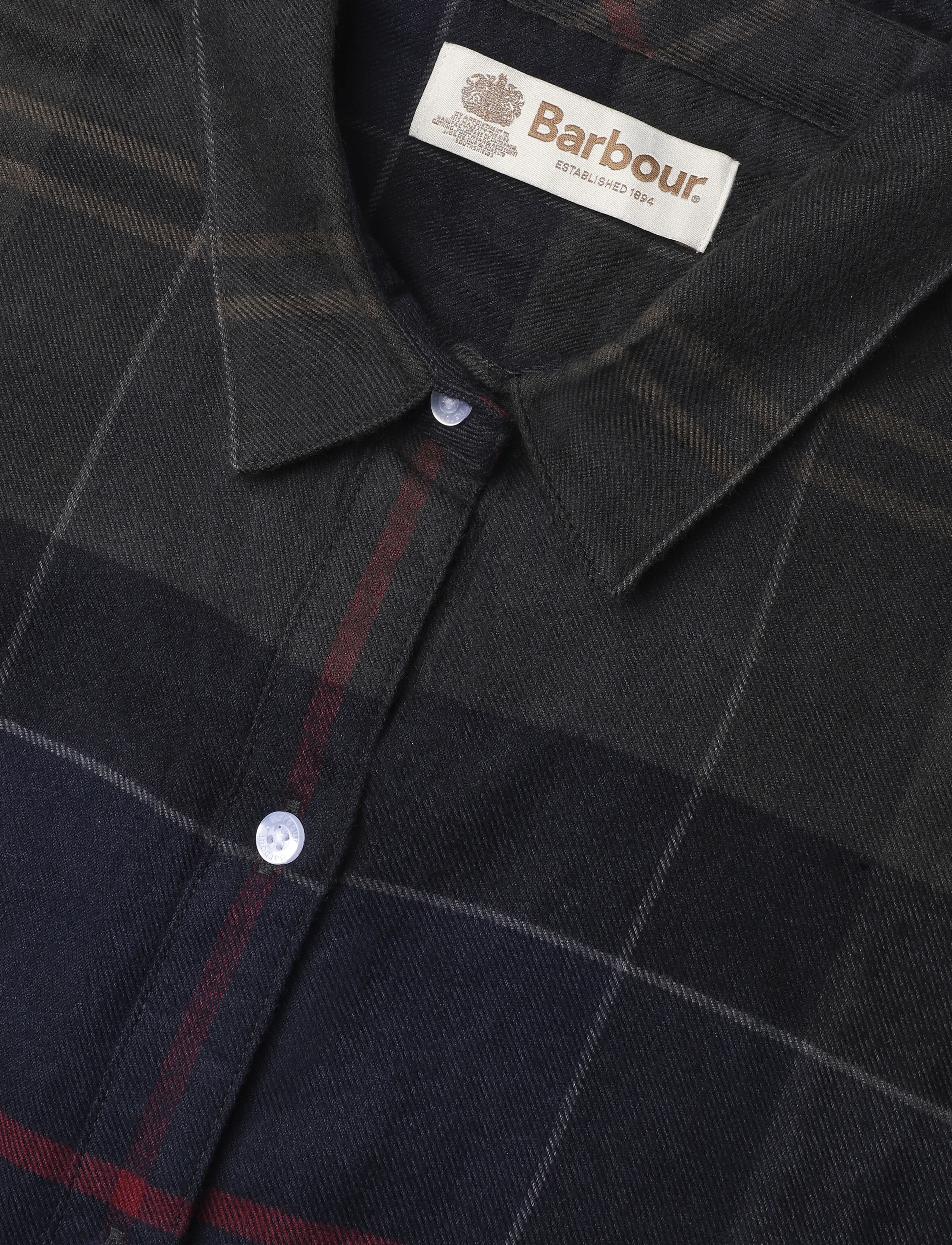 Barbour - Barbour Anna Shirt - langärmlige hemden - shadow tartan - 2