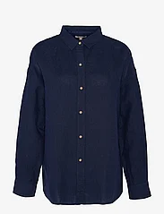 Barbour - Barbour Hampton Shirt - koszule lniane - navy - 1