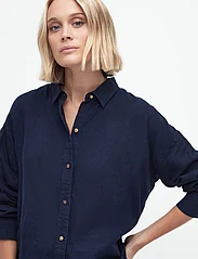 Barbour - Barbour Hampton Shirt - koszule lniane - navy - 4