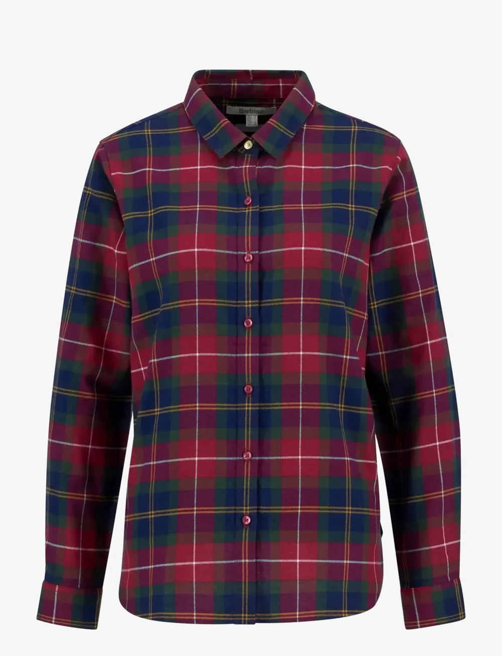 Barbour - Barbour Glades Check Shirt - long-sleeved shirts - red - 1