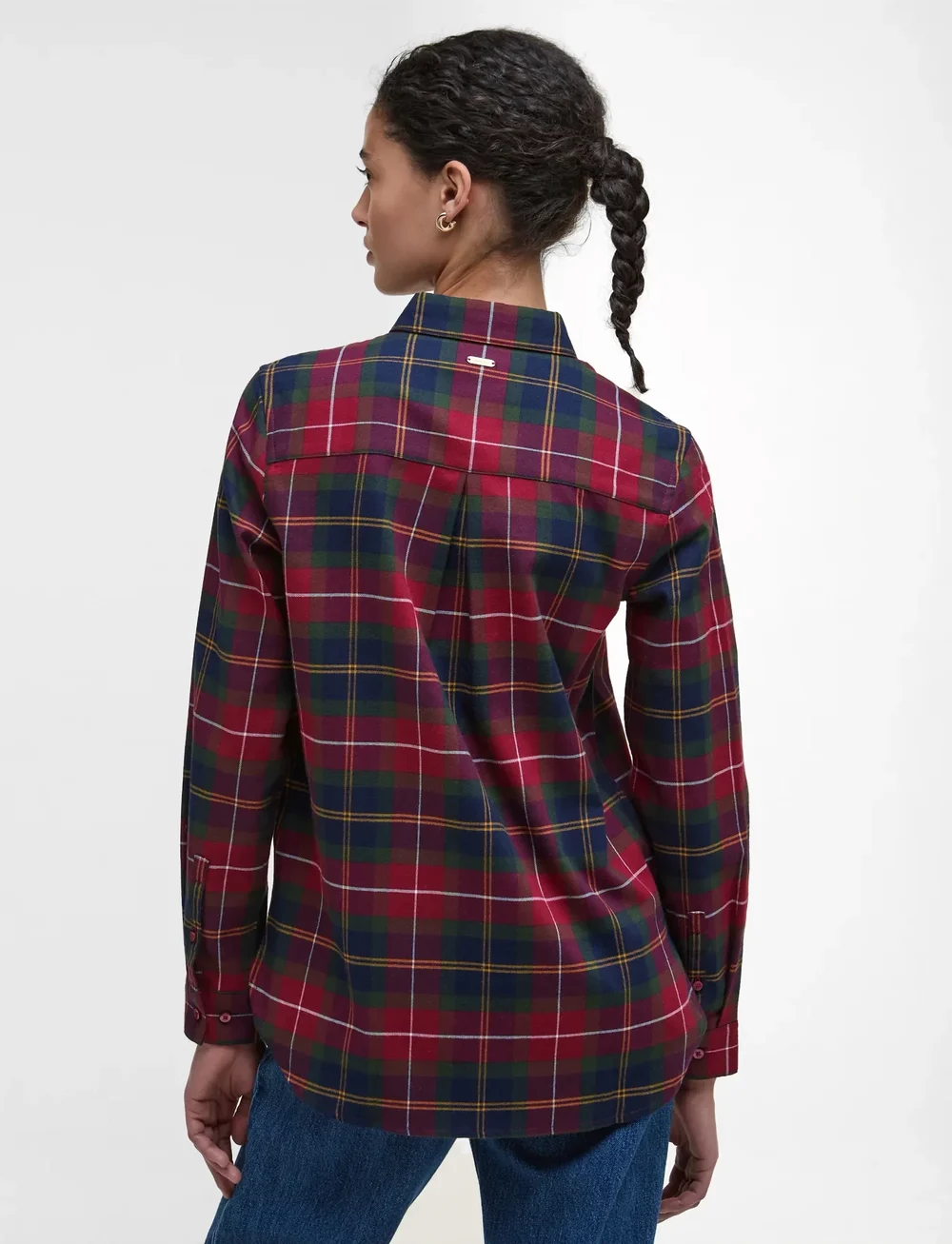 Barbour - Barbour Glades Check Shirt - long-sleeved shirts - red - 3