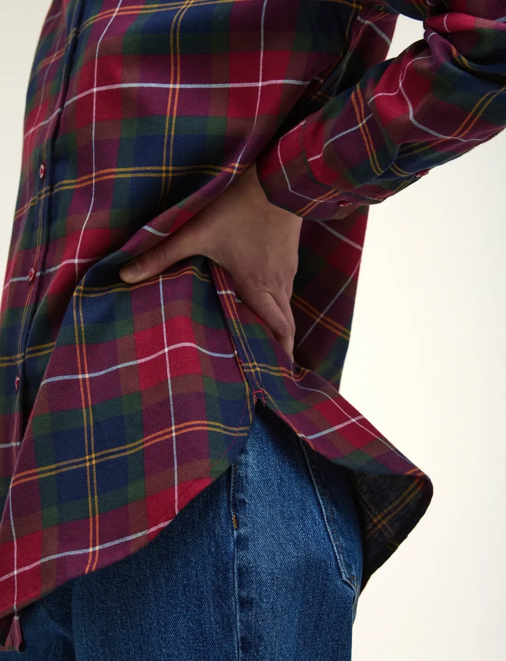 Barbour - Barbour Glades Check Shirt - long-sleeved shirts - red - 5