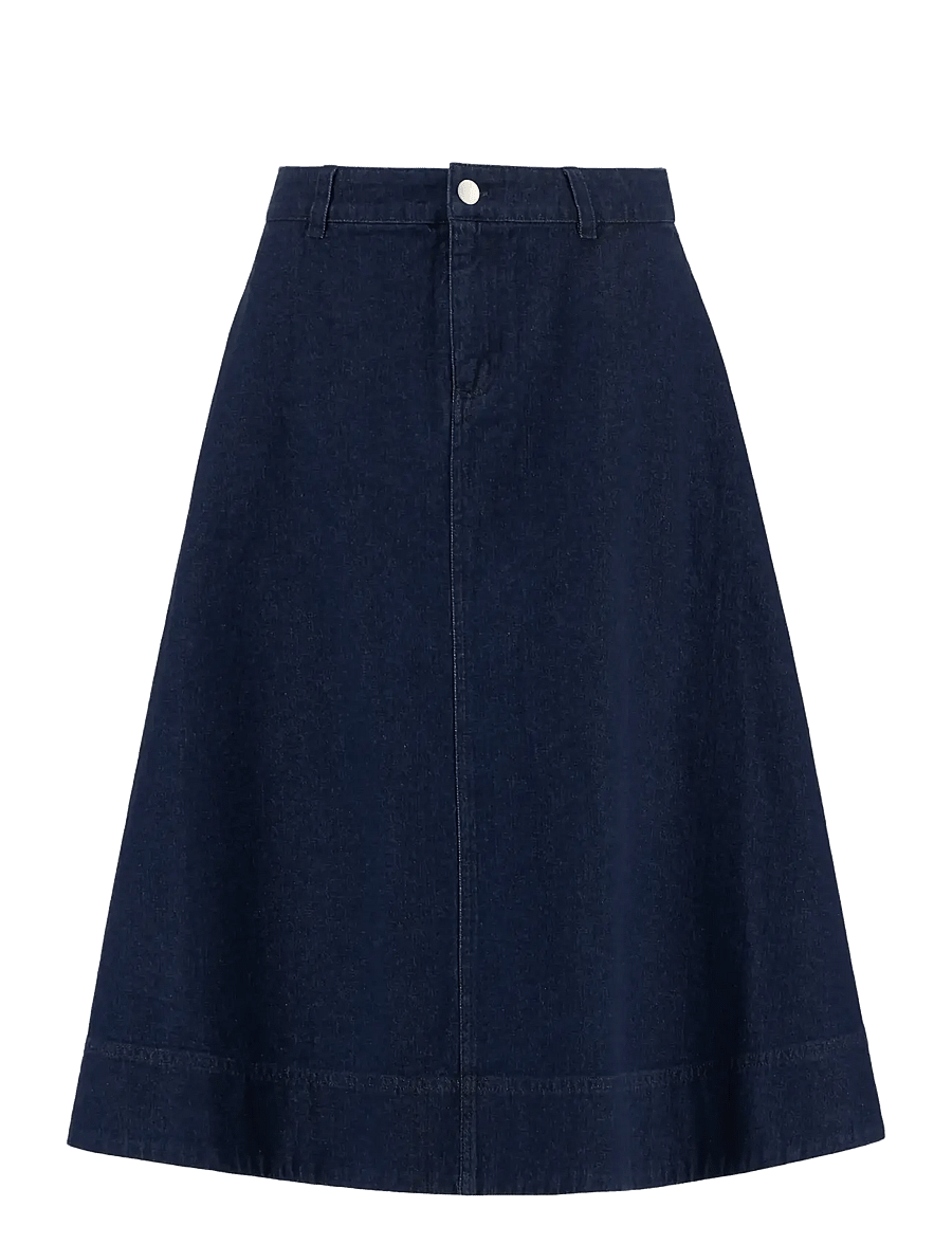 Barbour - Barbour Maia Midi Skir - jeansröcke - rinse wash - 1