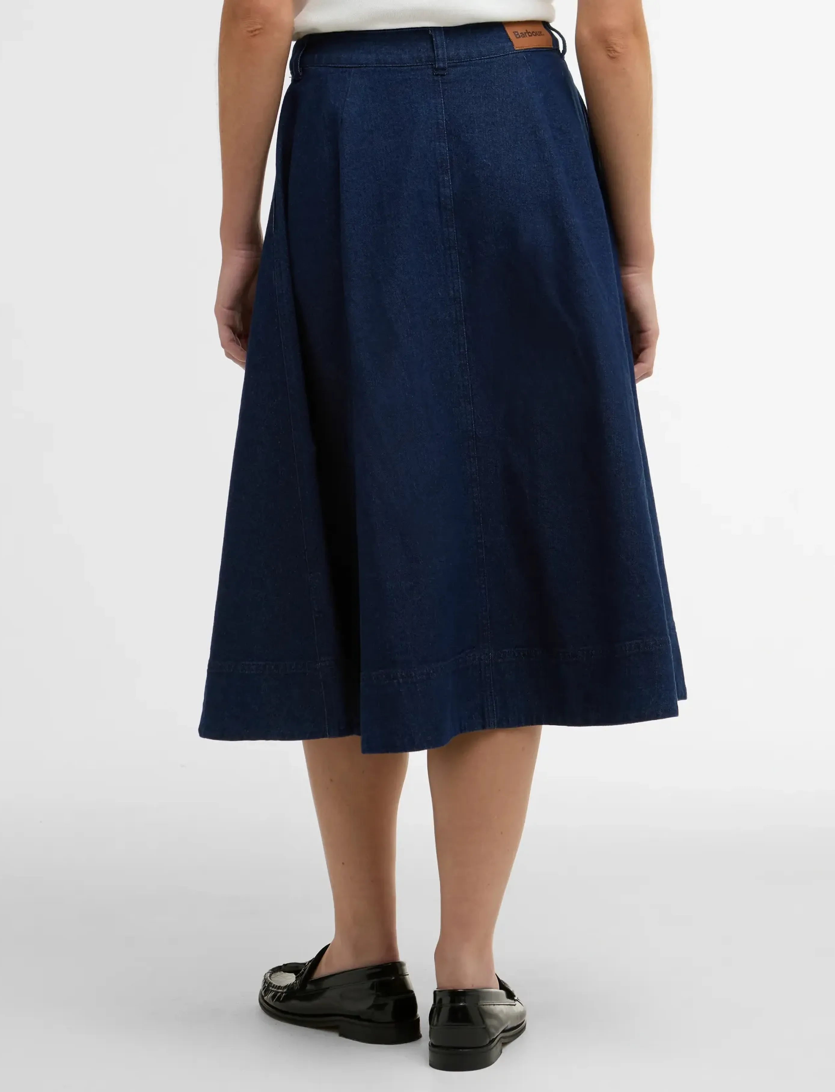 Barbour - Barbour Maia Midi Skir - jeansröcke - rinse wash - 3