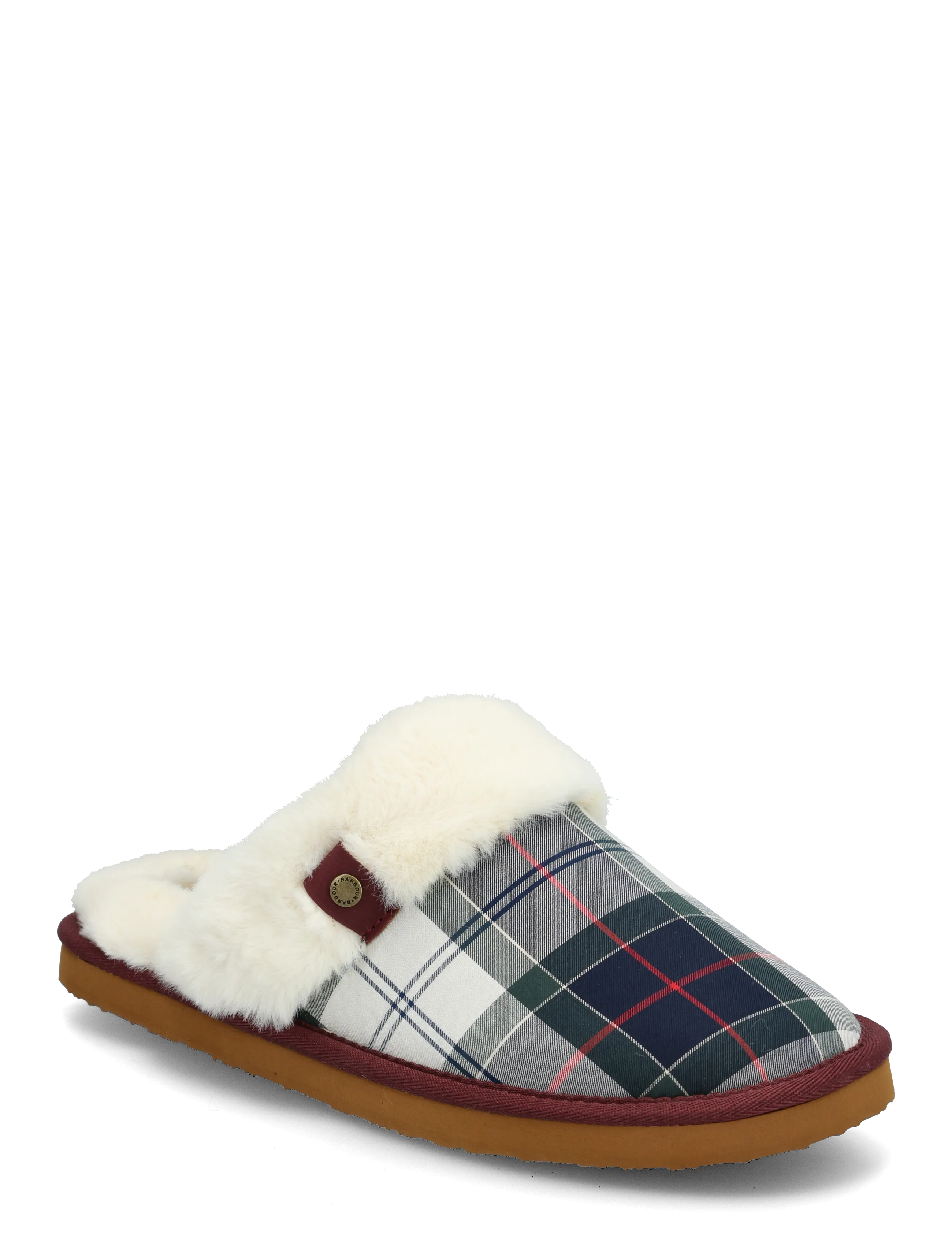 Barbour Barbour Claudia Tartan Slipper - Hausschuhe - LT EVERGREEN FESTIVE TARTAN / multi