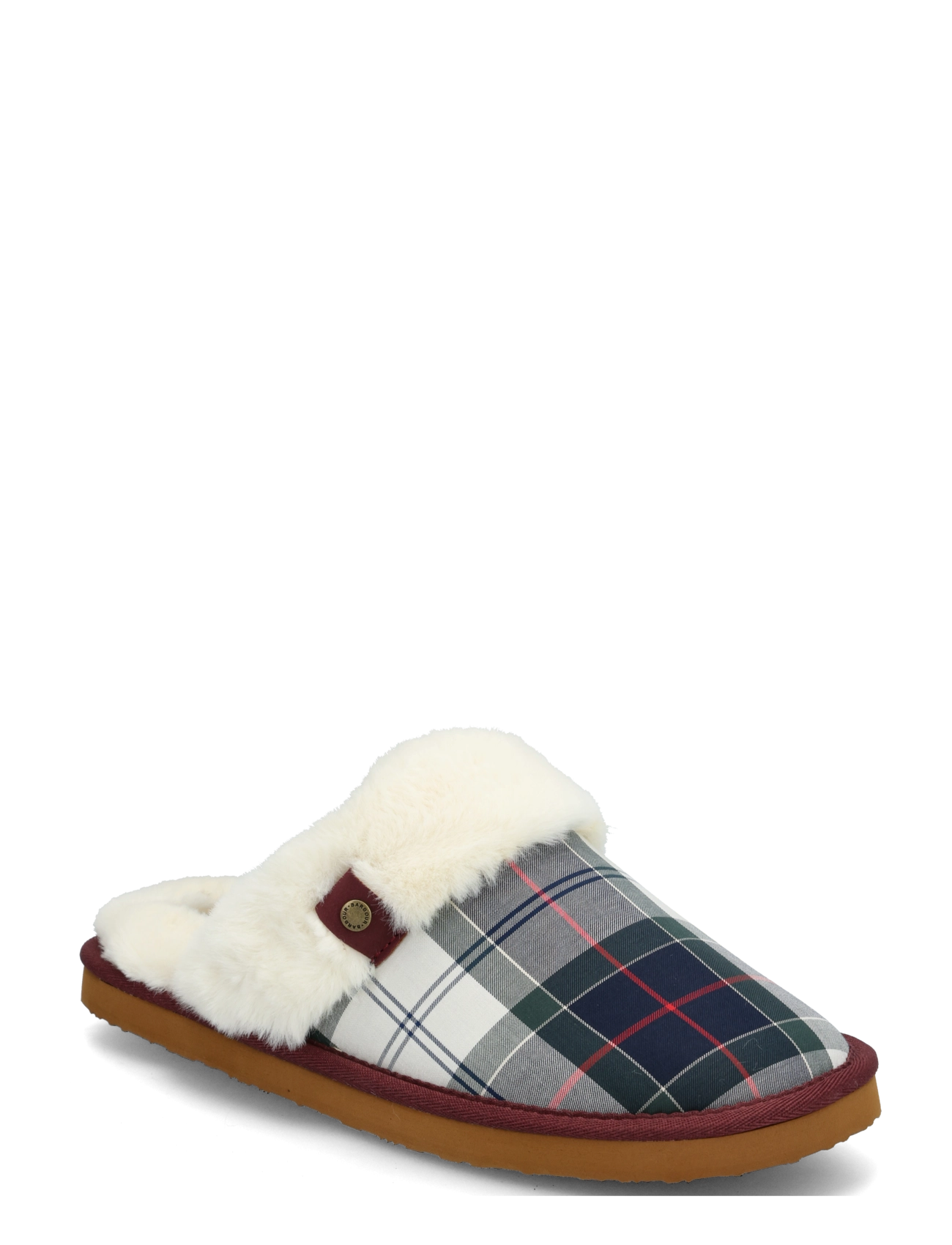 Barbour Barbour Claudia Tartan Slipper - Hjemmesko - LT EVERGREEN FESTIVE TARTAN / multi