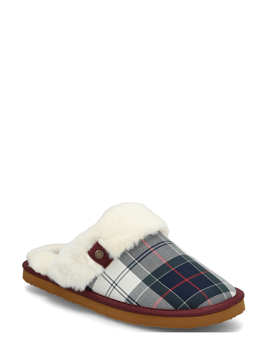 Barbour - Barbour Claudia Tartan Slipper - hverdags stil - lt evergreen festive tartan - 0