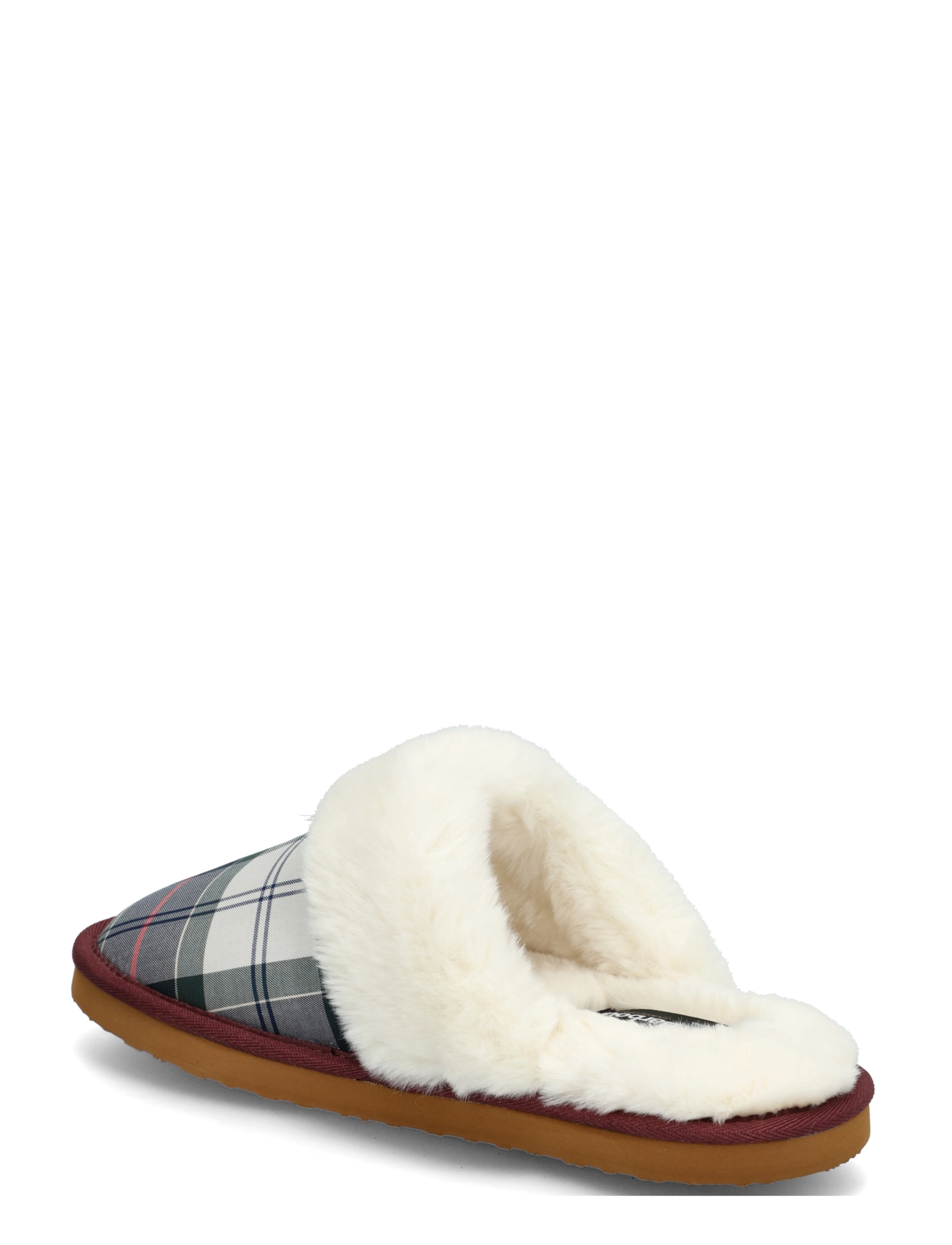 Barbour - Barbour Claudia Tartan Slipper - hverdags stil - lt evergreen festive tartan - 1